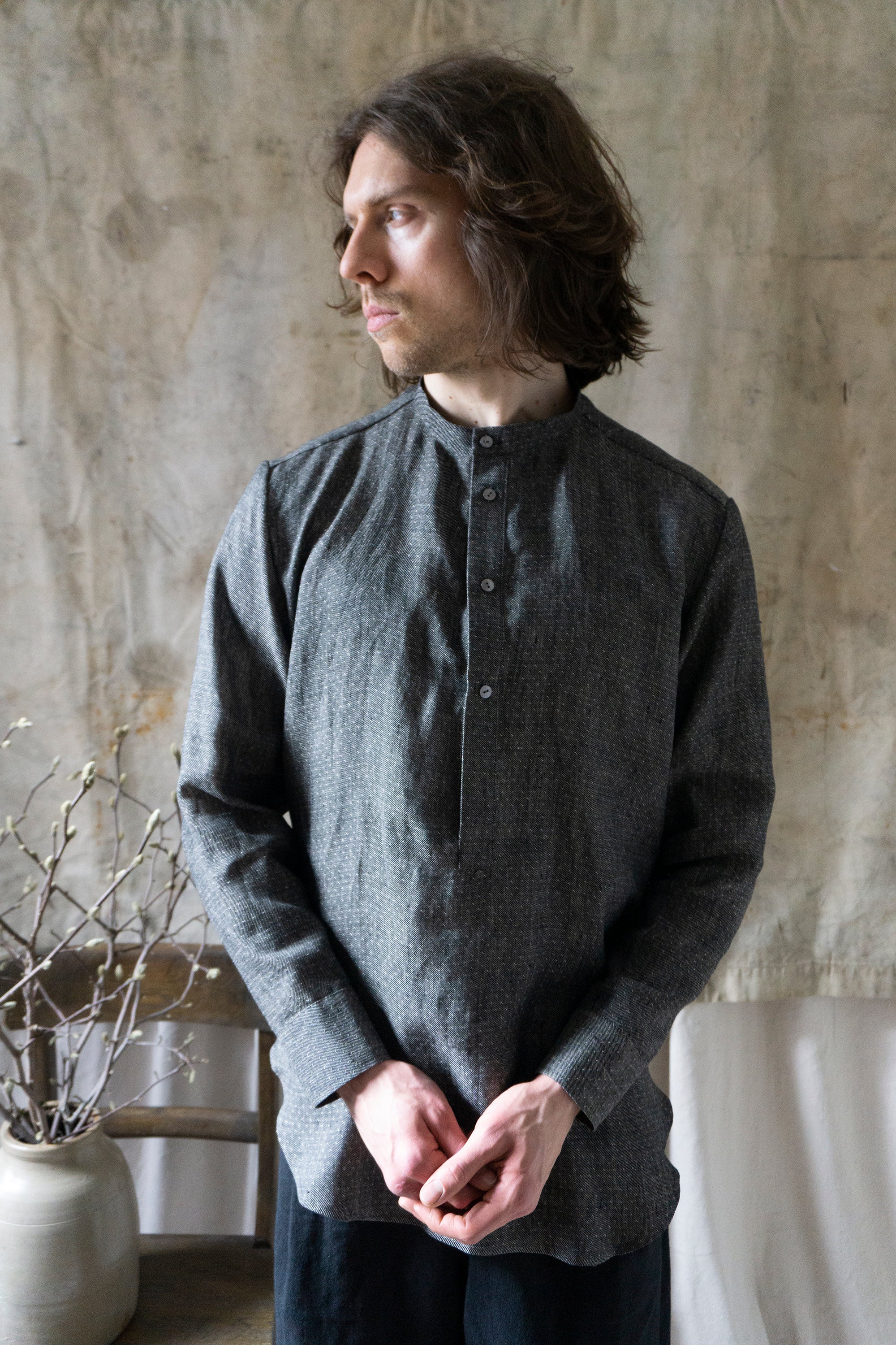 Verlaine Shirt - Yarn dyed Linen