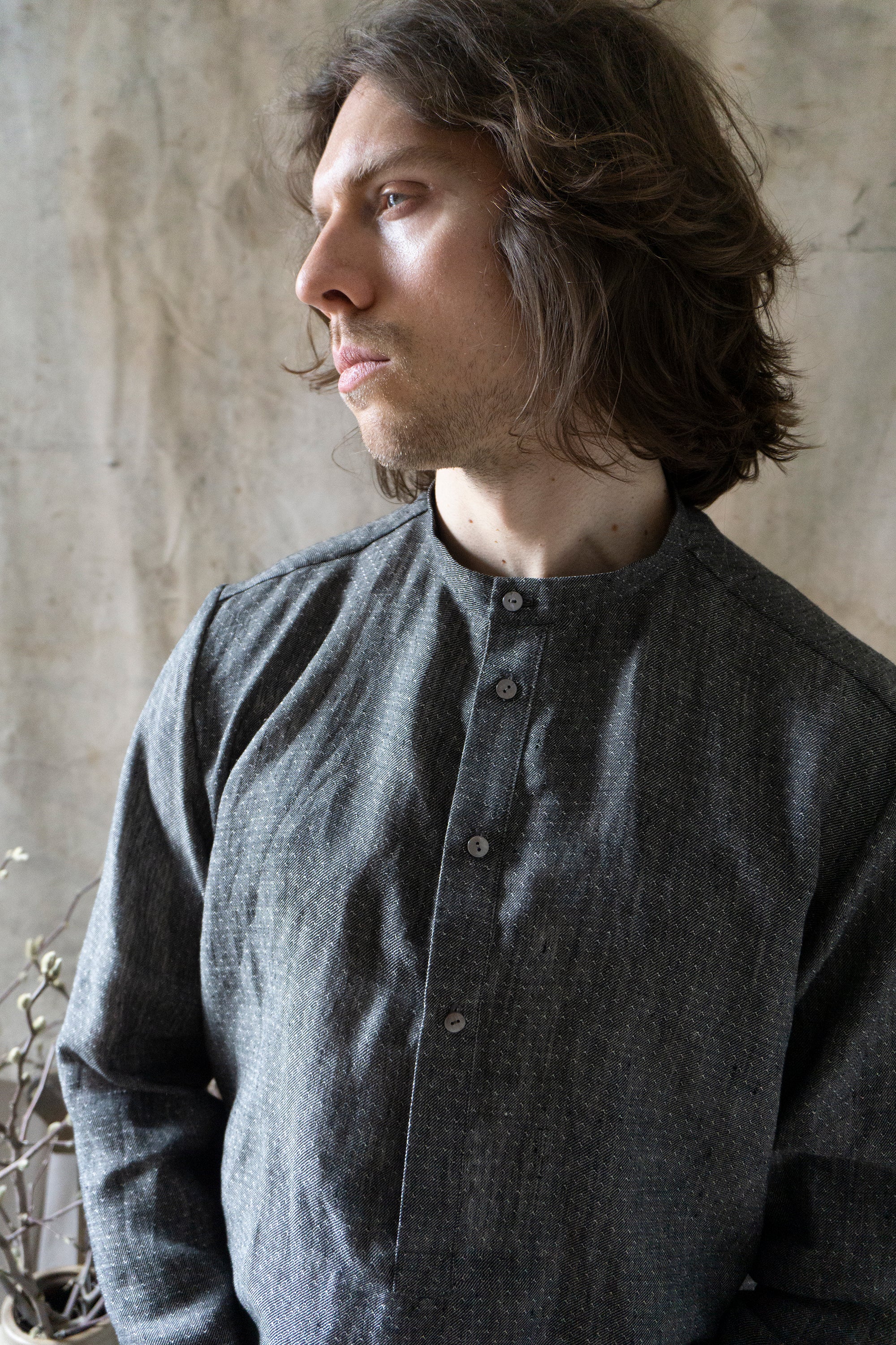 Verlaine Shirt - Yarn dyed Linen