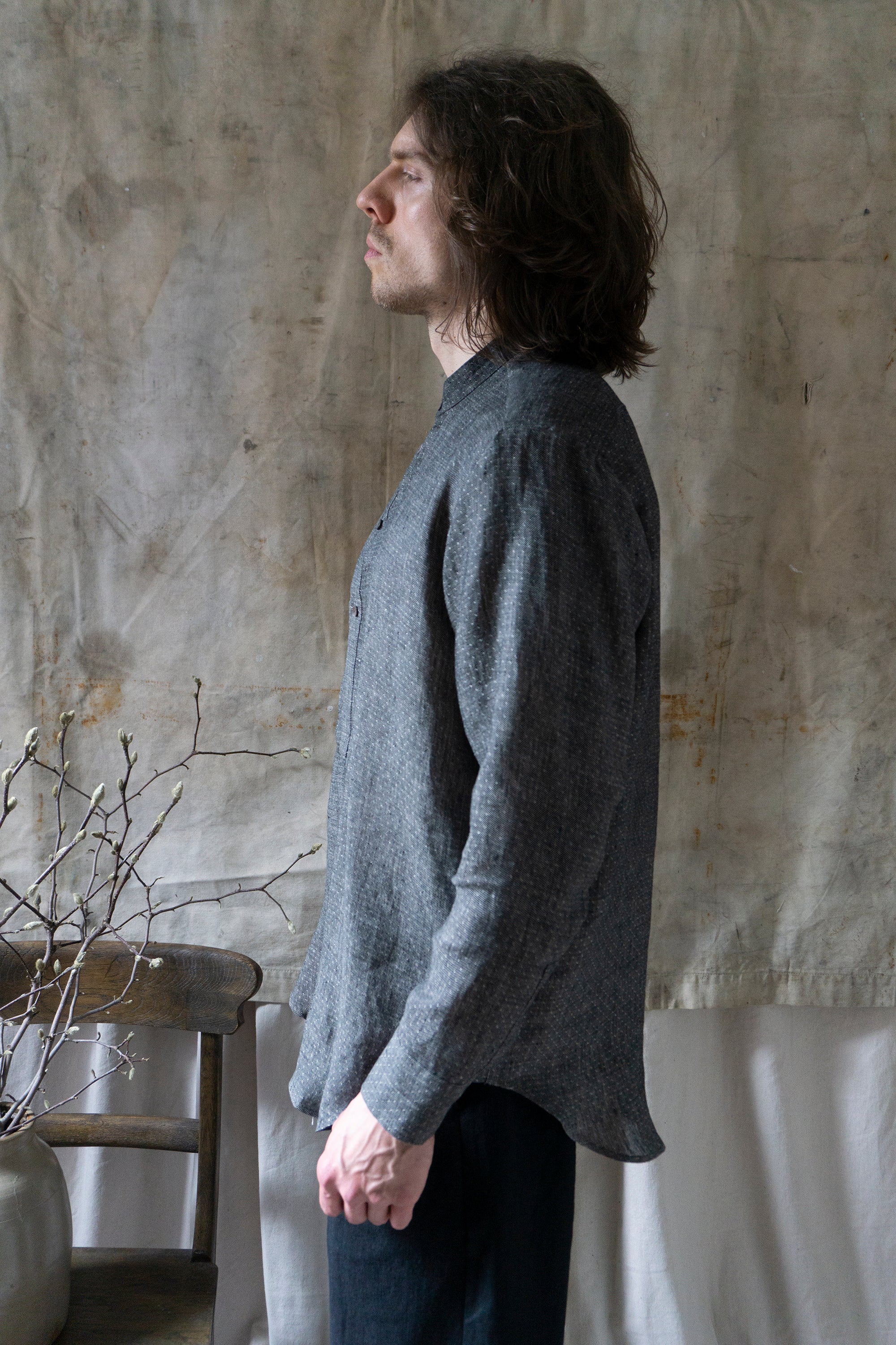 Verlaine Shirt - Yarn dyed Linen