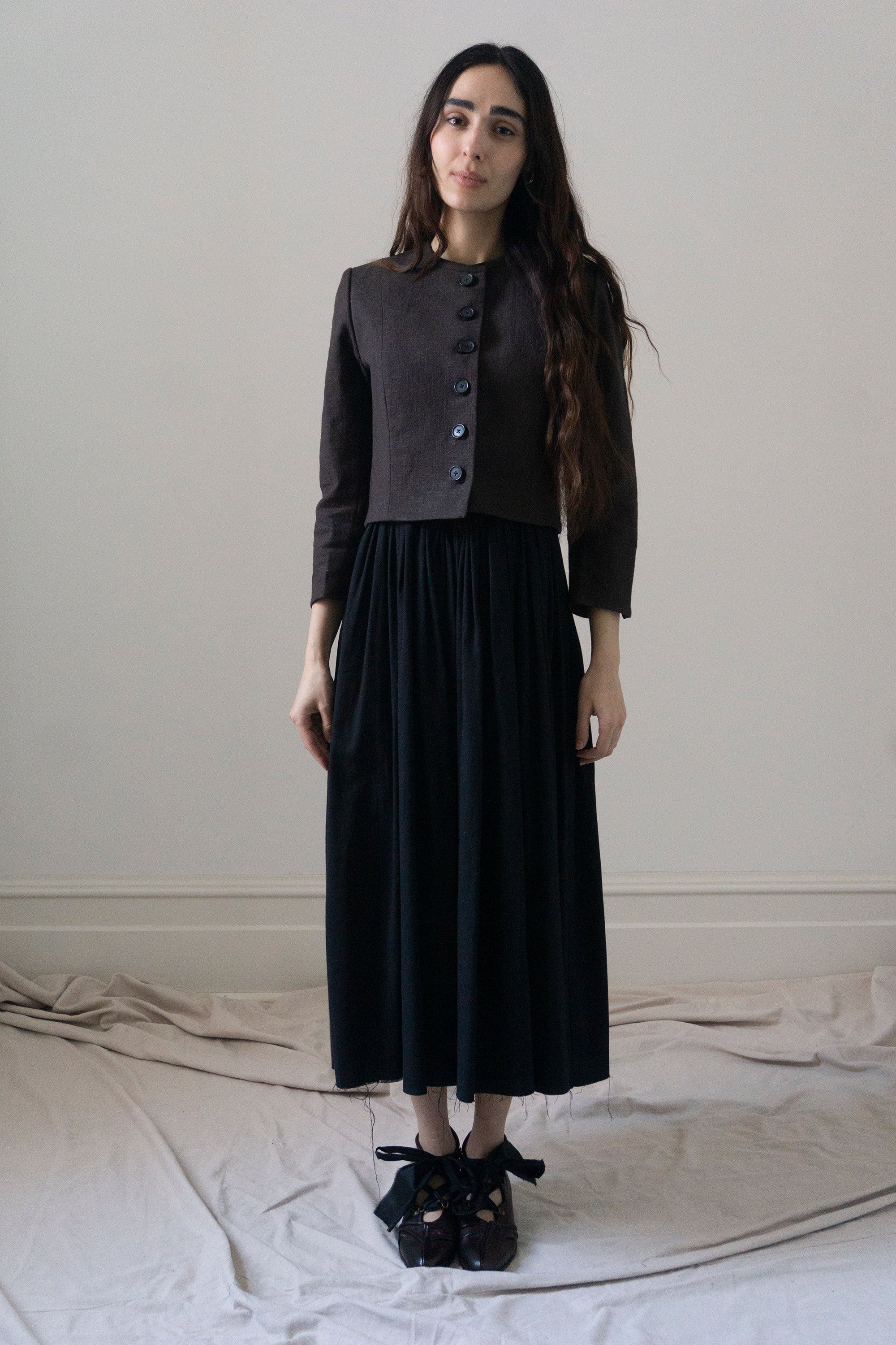 Rima Linen Jacket - Clove