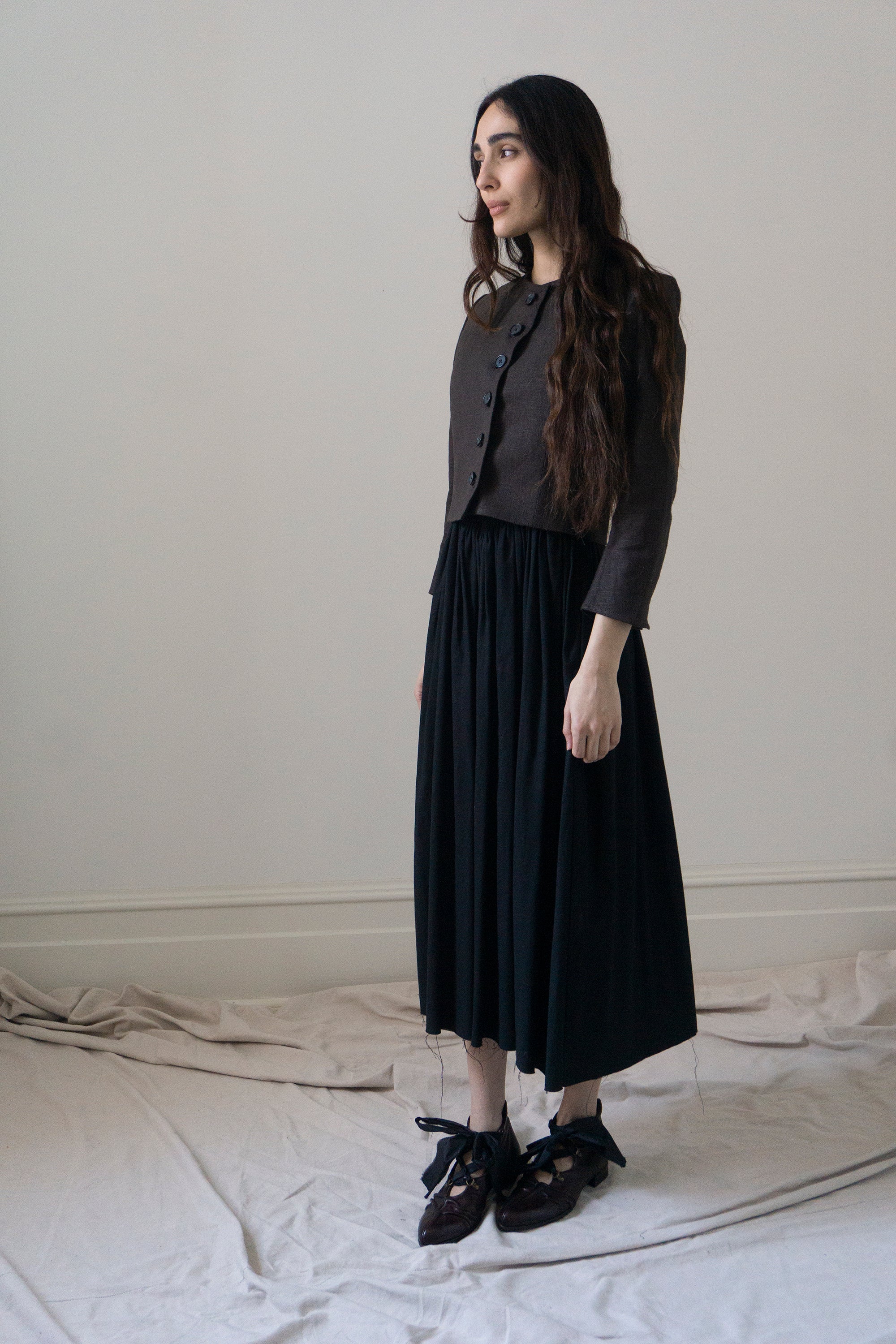 Rima Linen Jacket - Clove