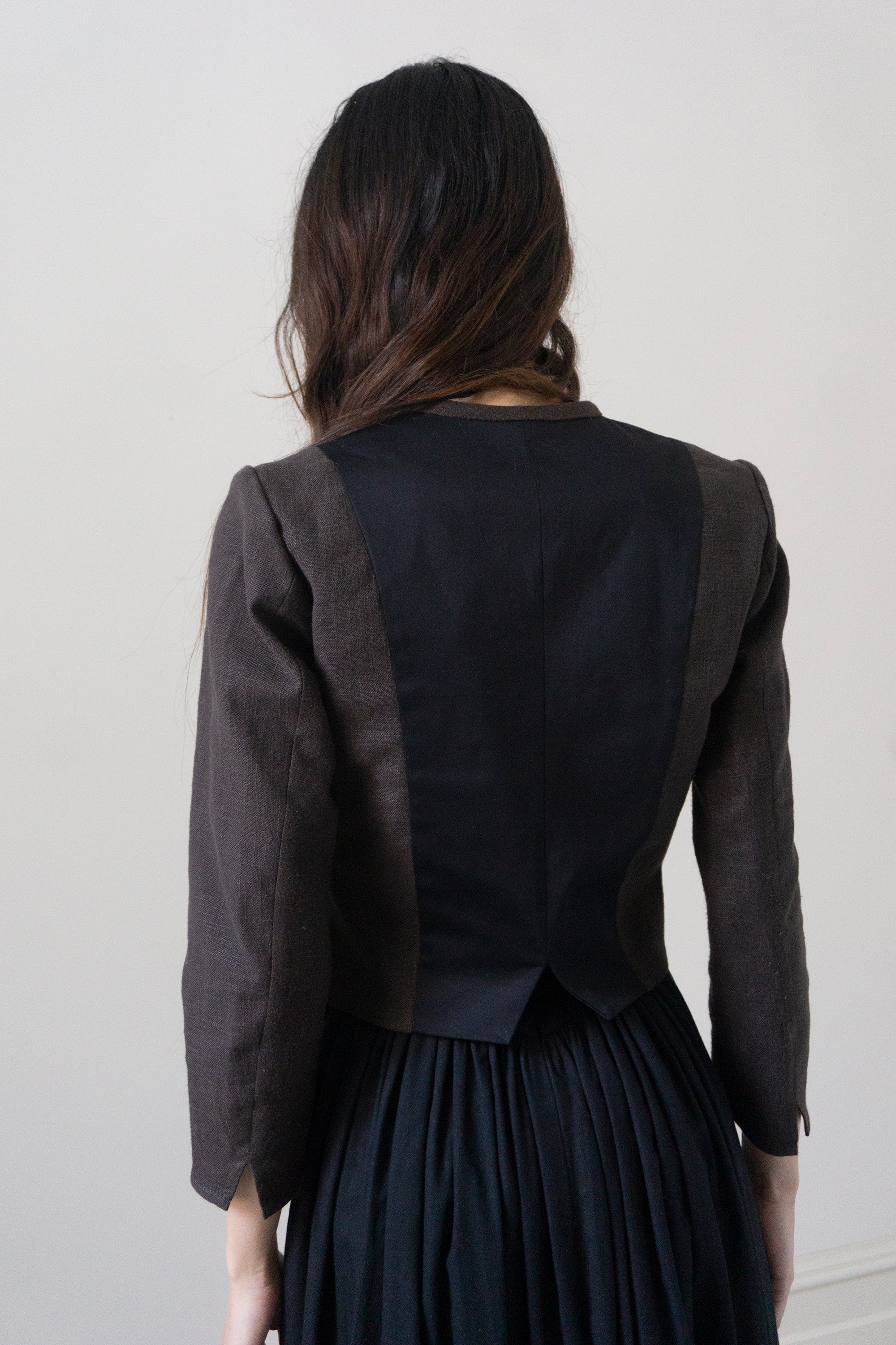 Rima Linen Jacket - Clove