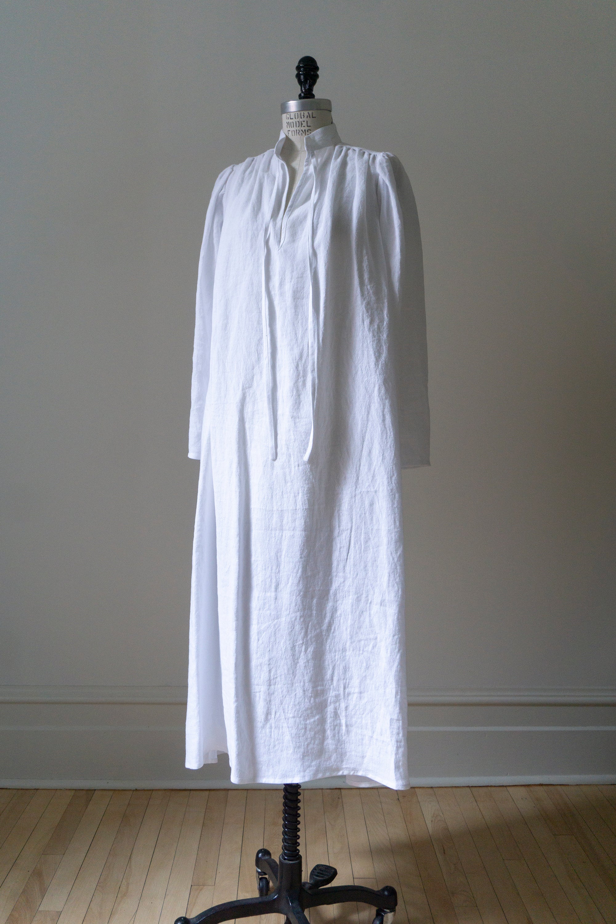 Ethel Dress - White Linen (LAST ONE - SIZE S)