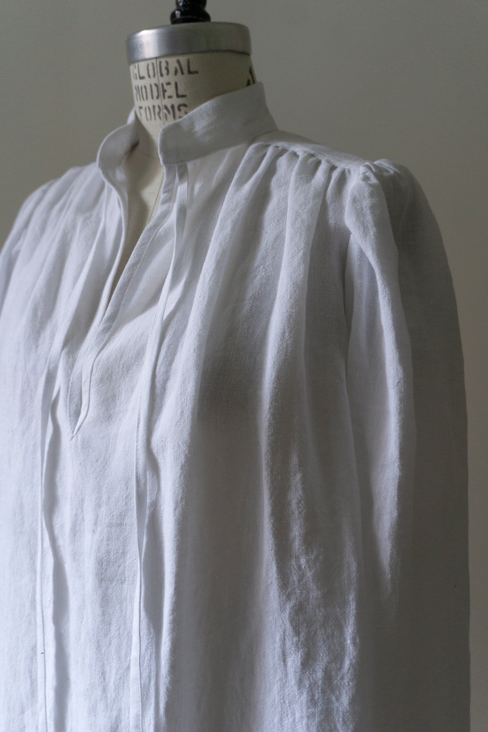 Ethel Dress - White Linen (LAST ONE - SIZE S)