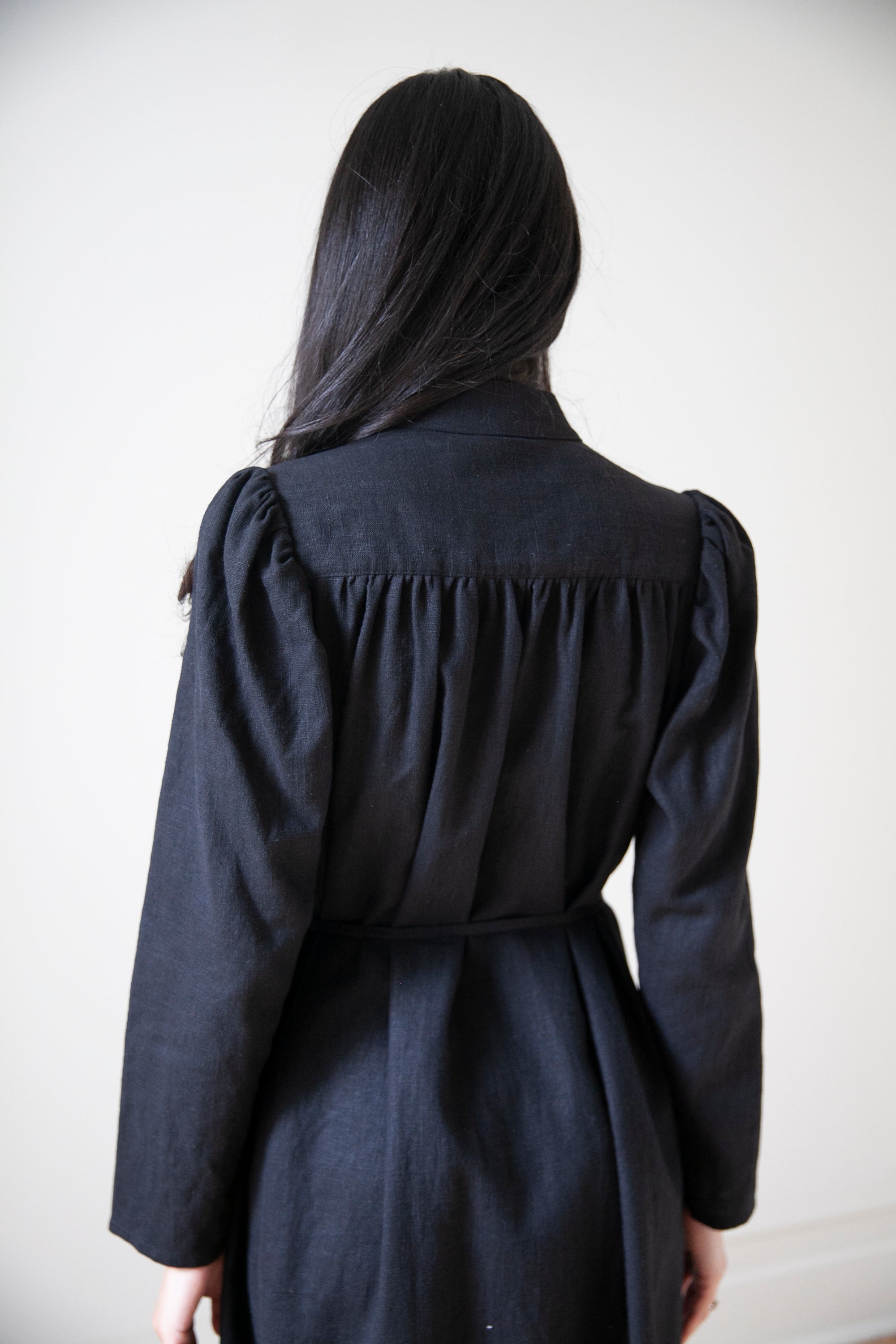 Robe en Lin Rowan - Noir