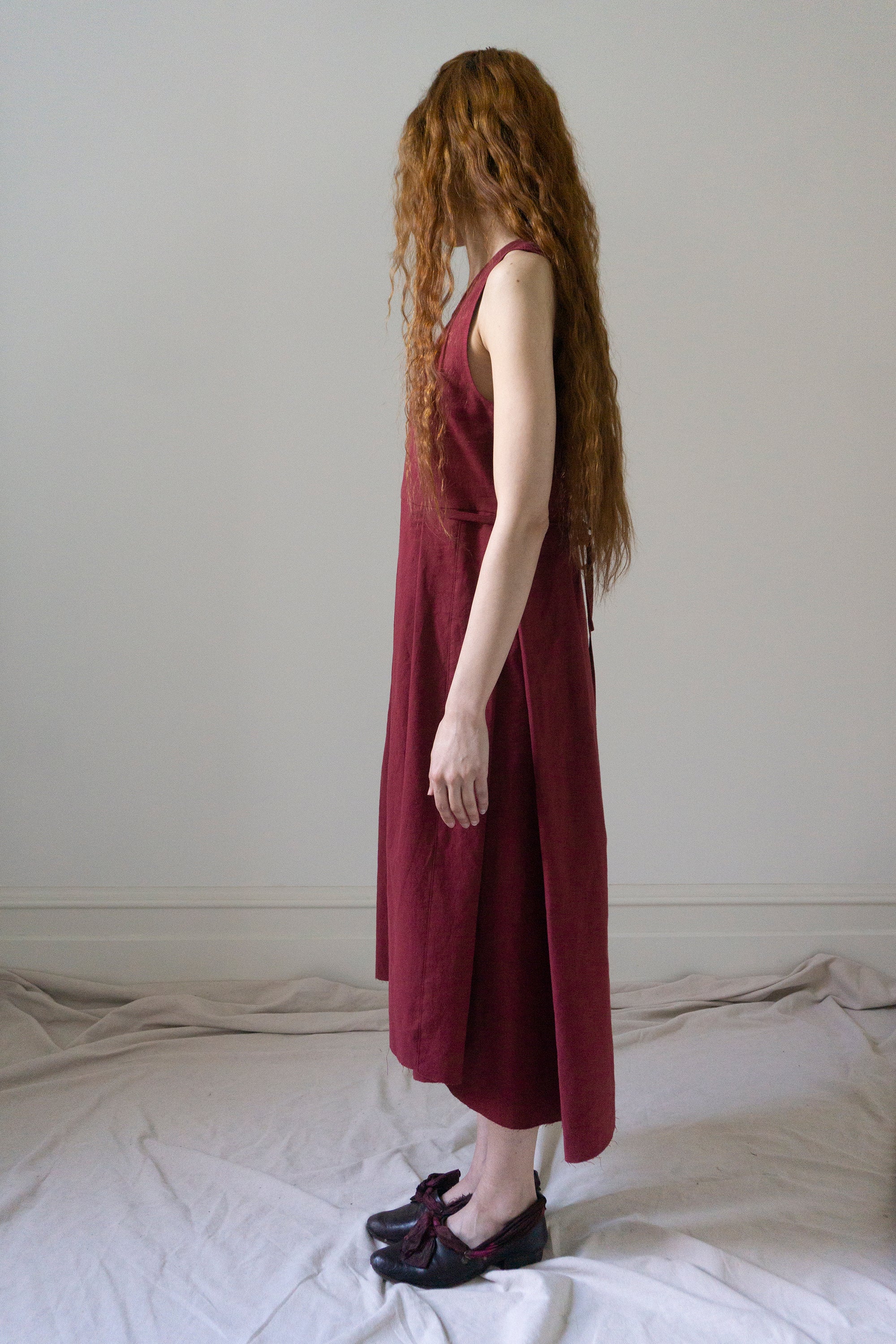 Robe en lin Mathilde - Noir