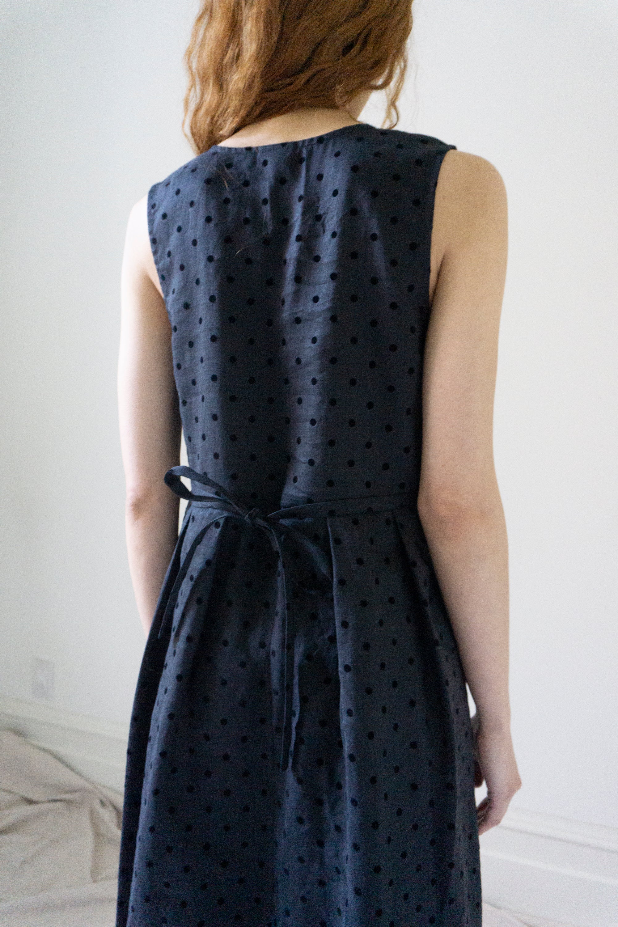 Robe en lin Mathilde - Noir