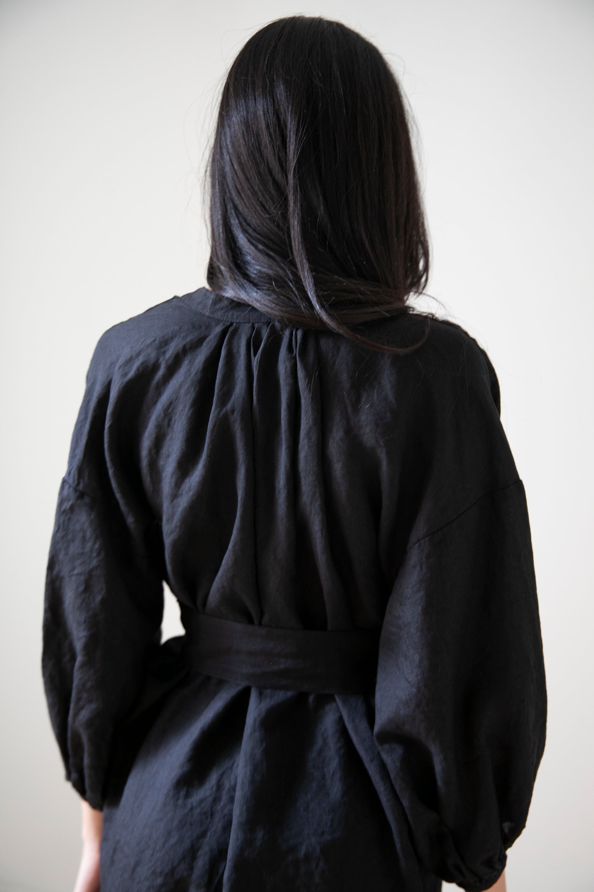 Robe en Lin Séverine - Noir