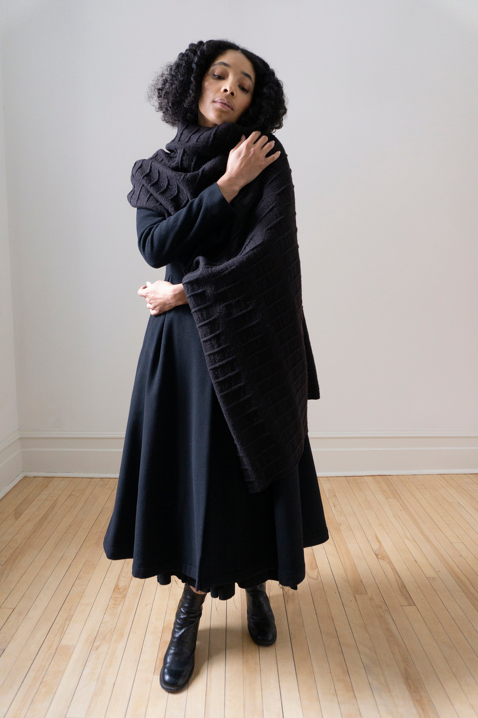 Linnea Wool Coat - Black