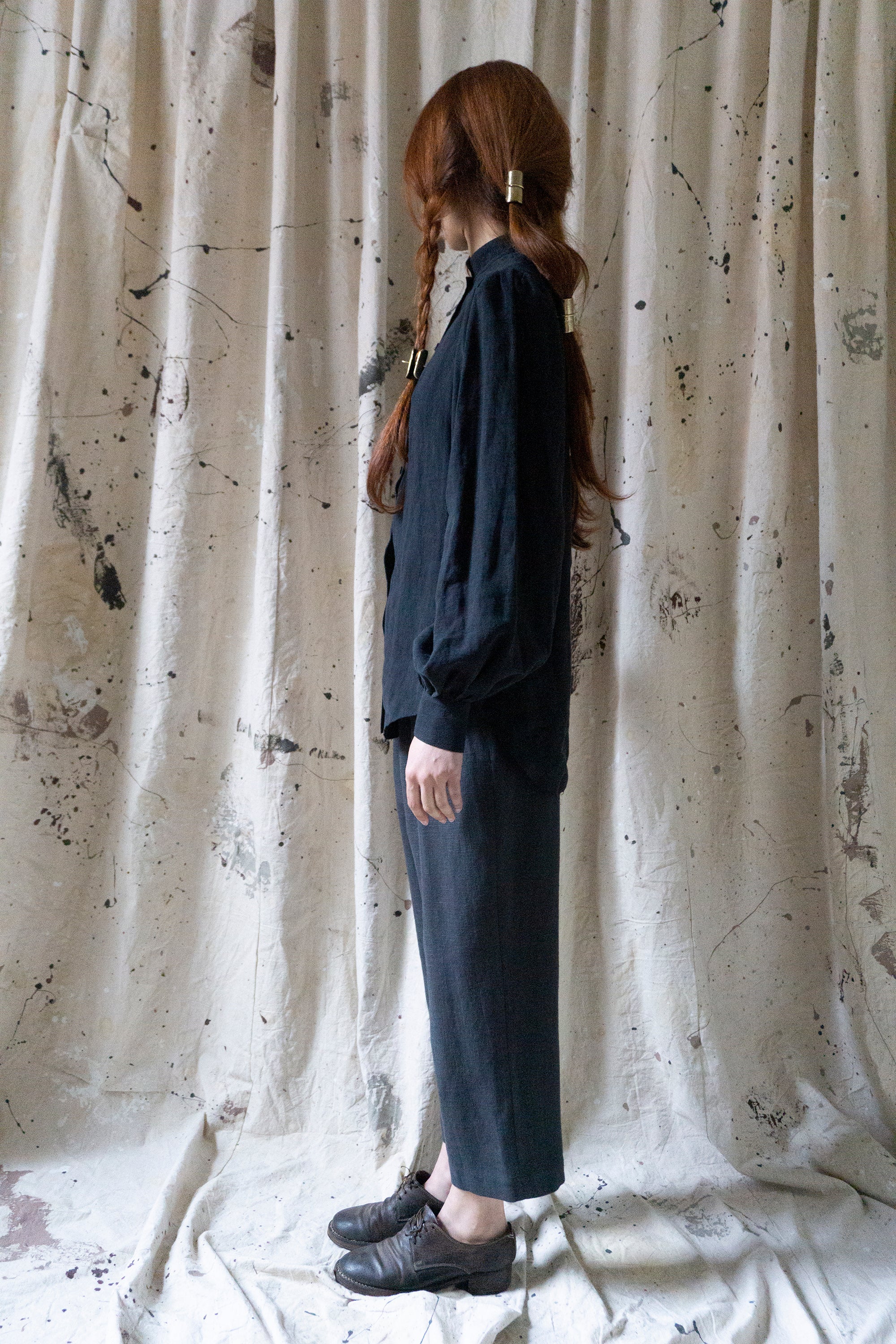 Alfie Linen Trousers - Grey