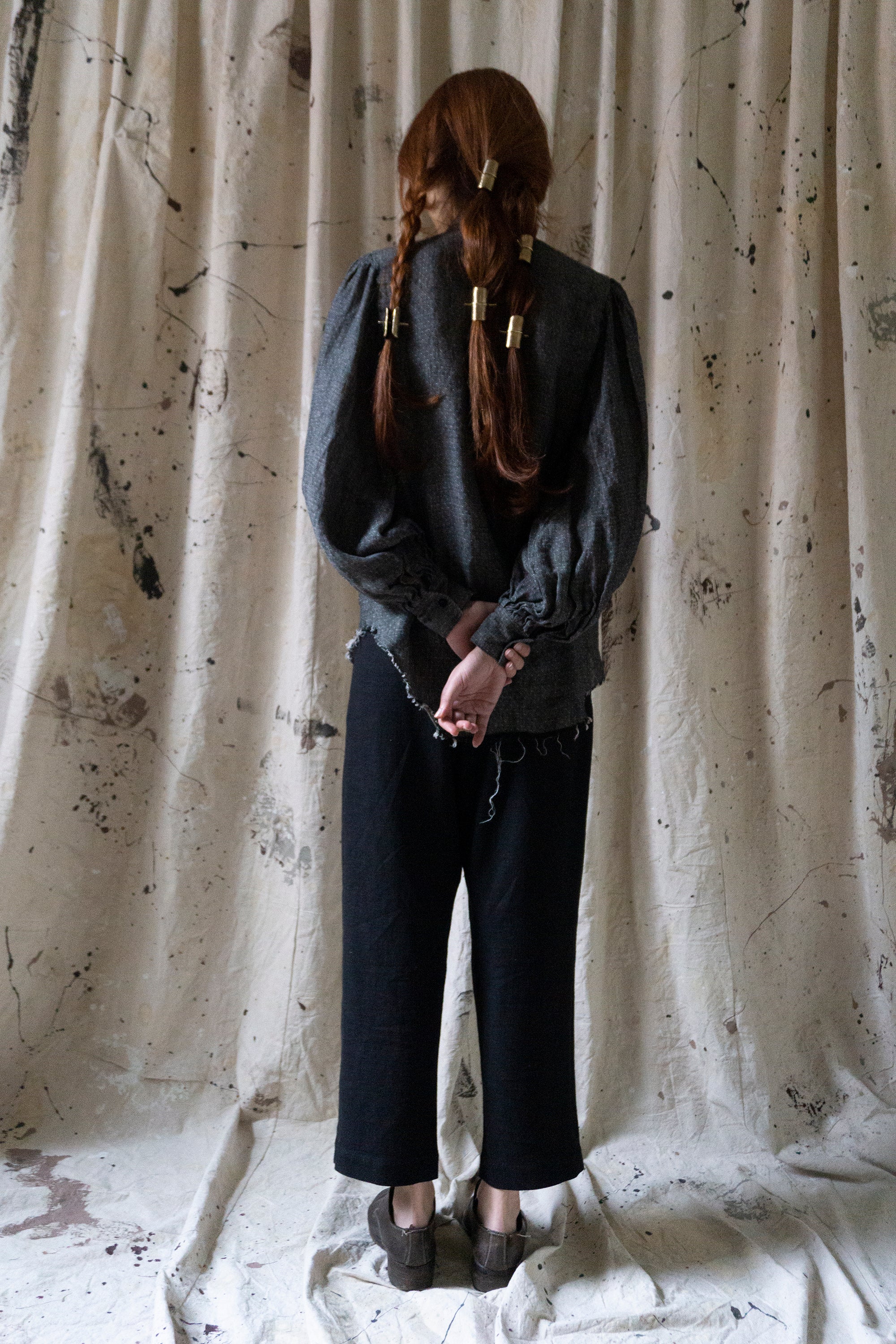 Alfie Linen Trousers - Black