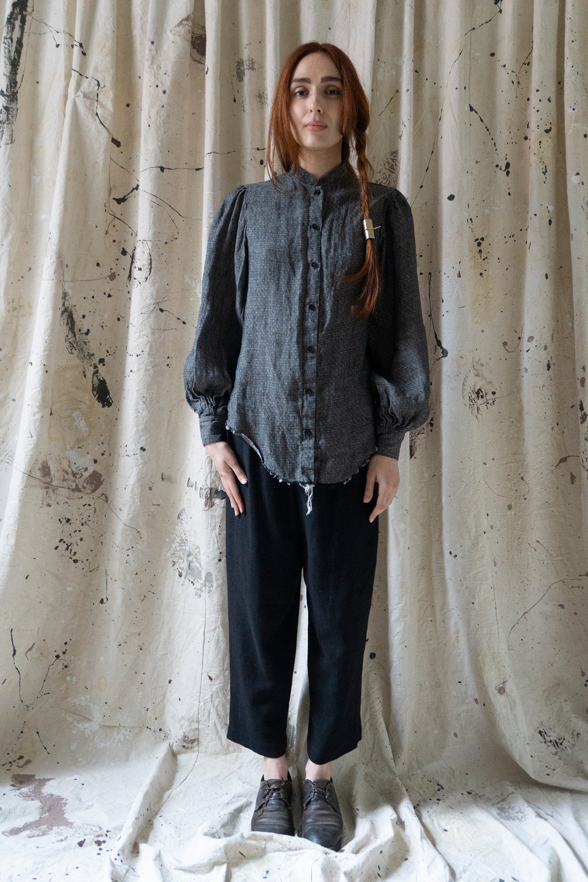 Alfie Linen Trousers - Black