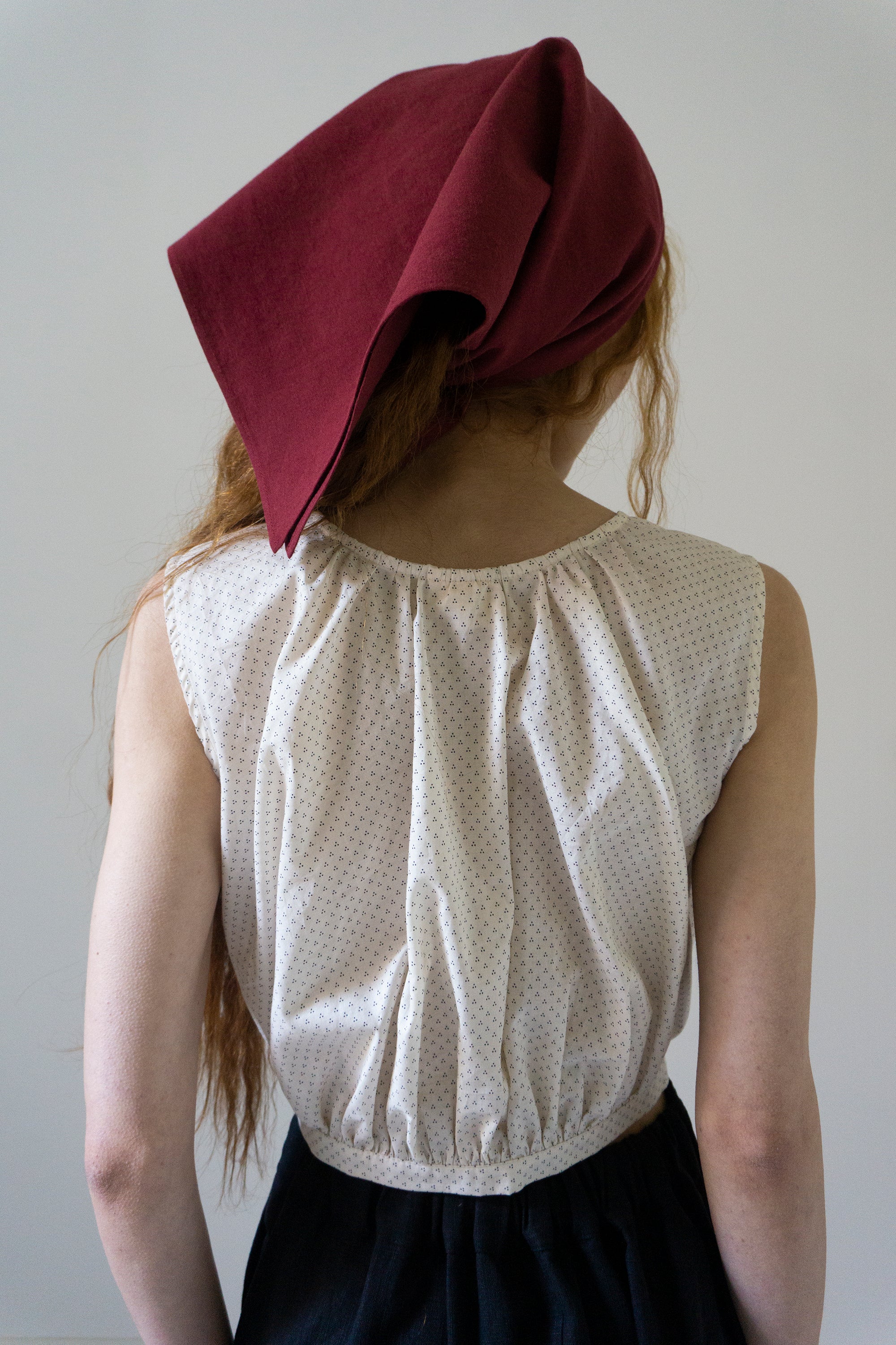 Scarf - Dark Red