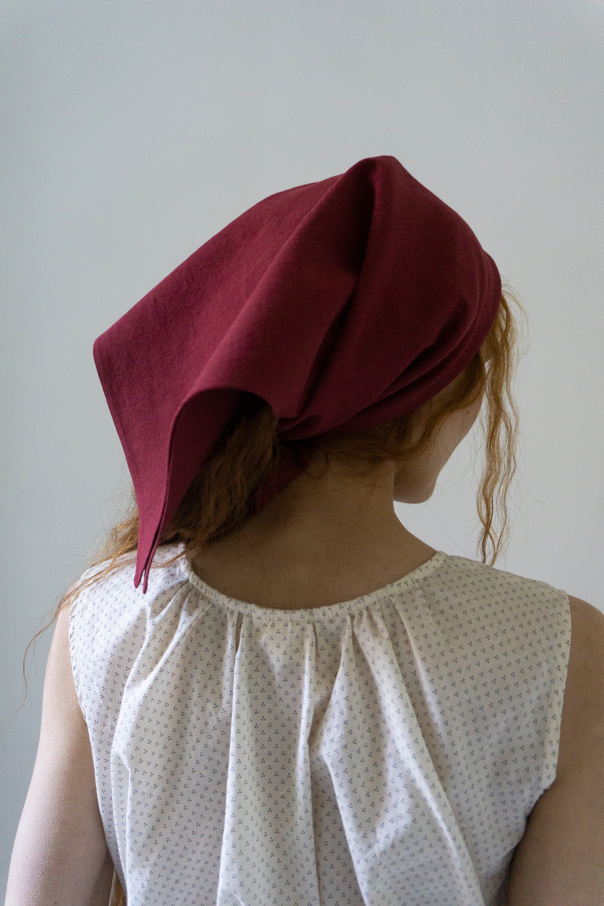 Scarf - Dark Red