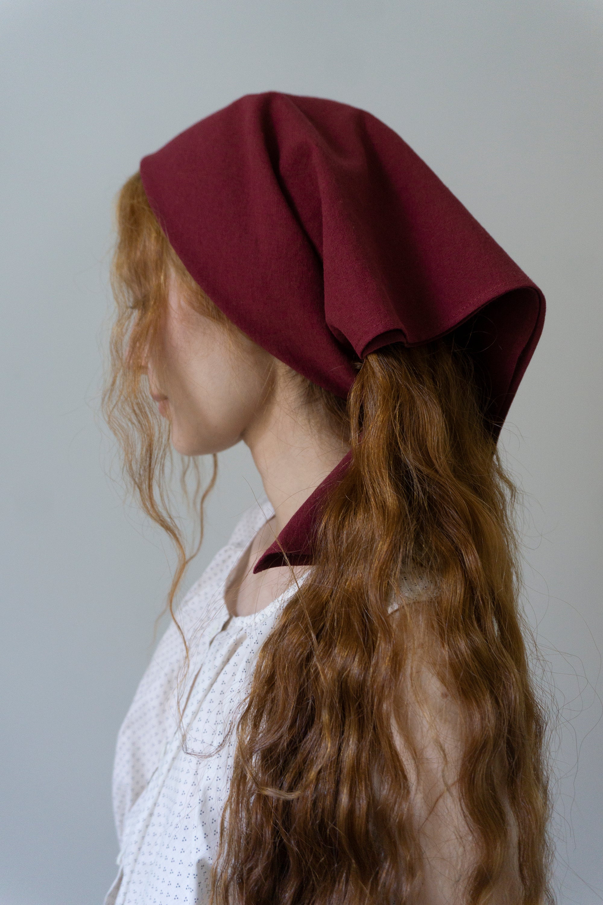 Scarf - Dark Red