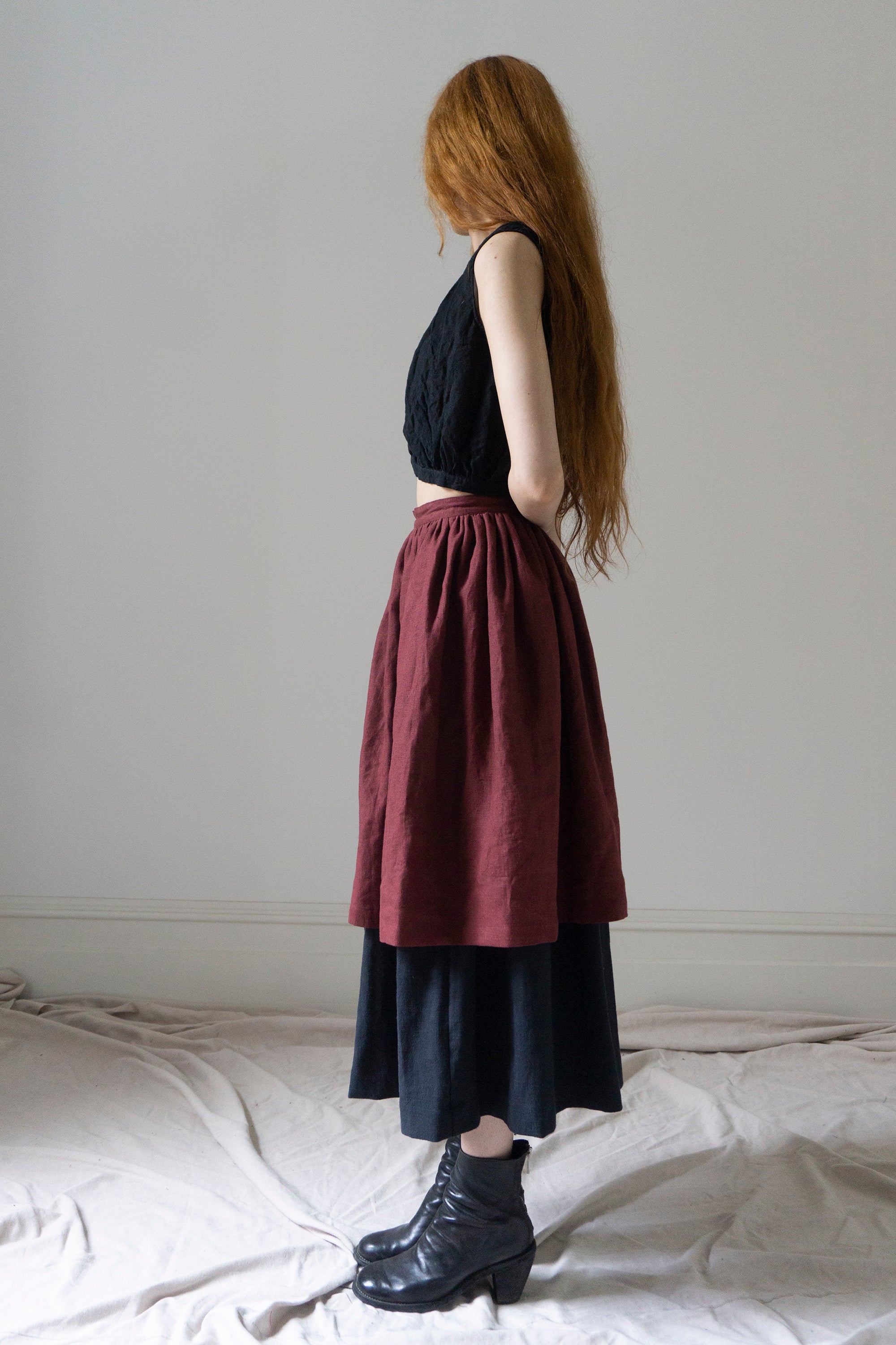 Solange Linen Skirt