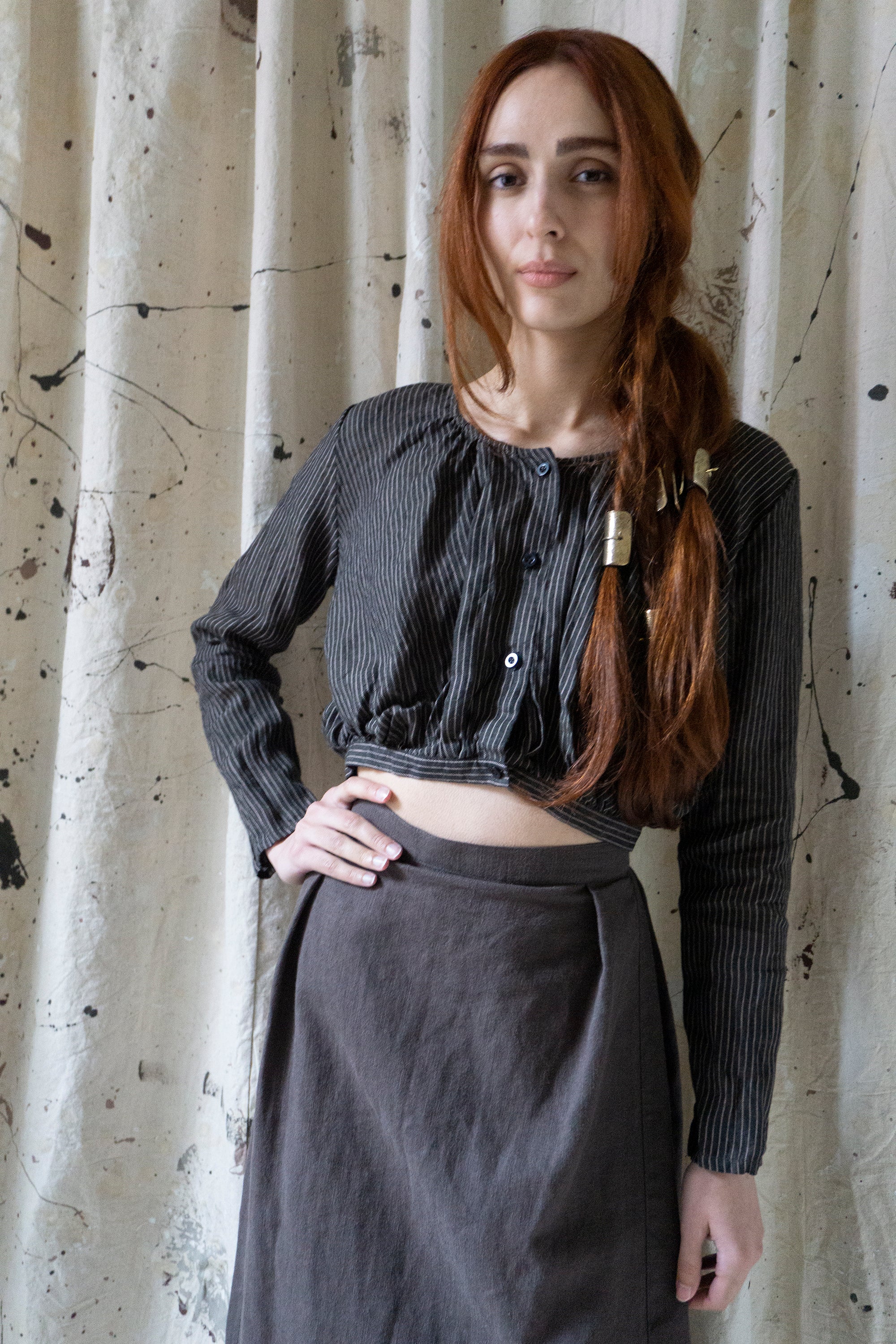 Callisto Top - Black Stripe