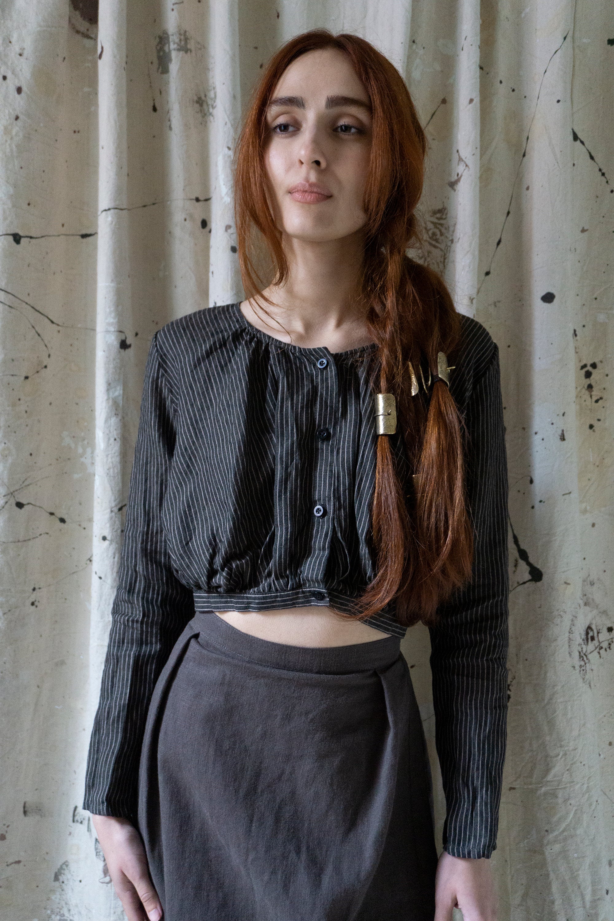 Callisto Top - Black Stripe