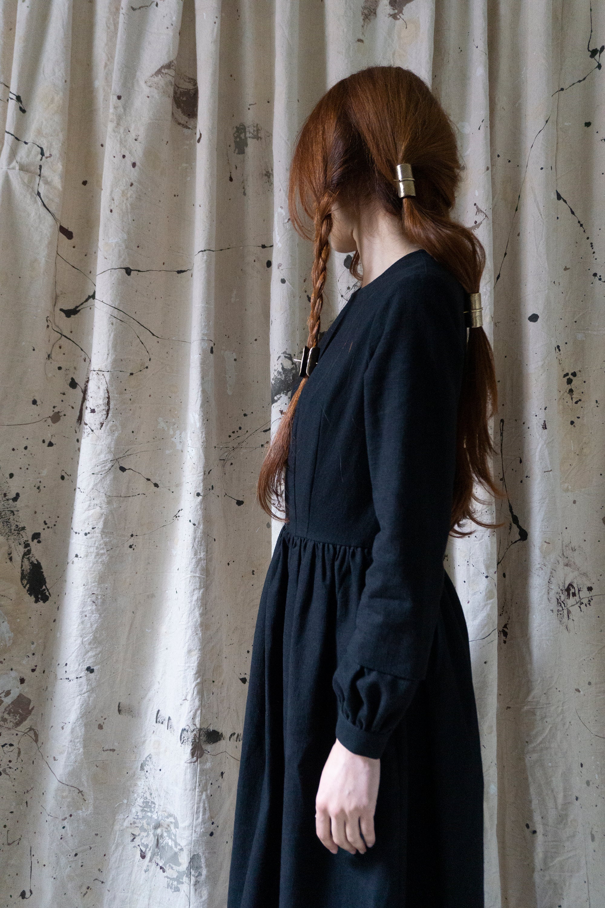 Sova Linen Dress - Black