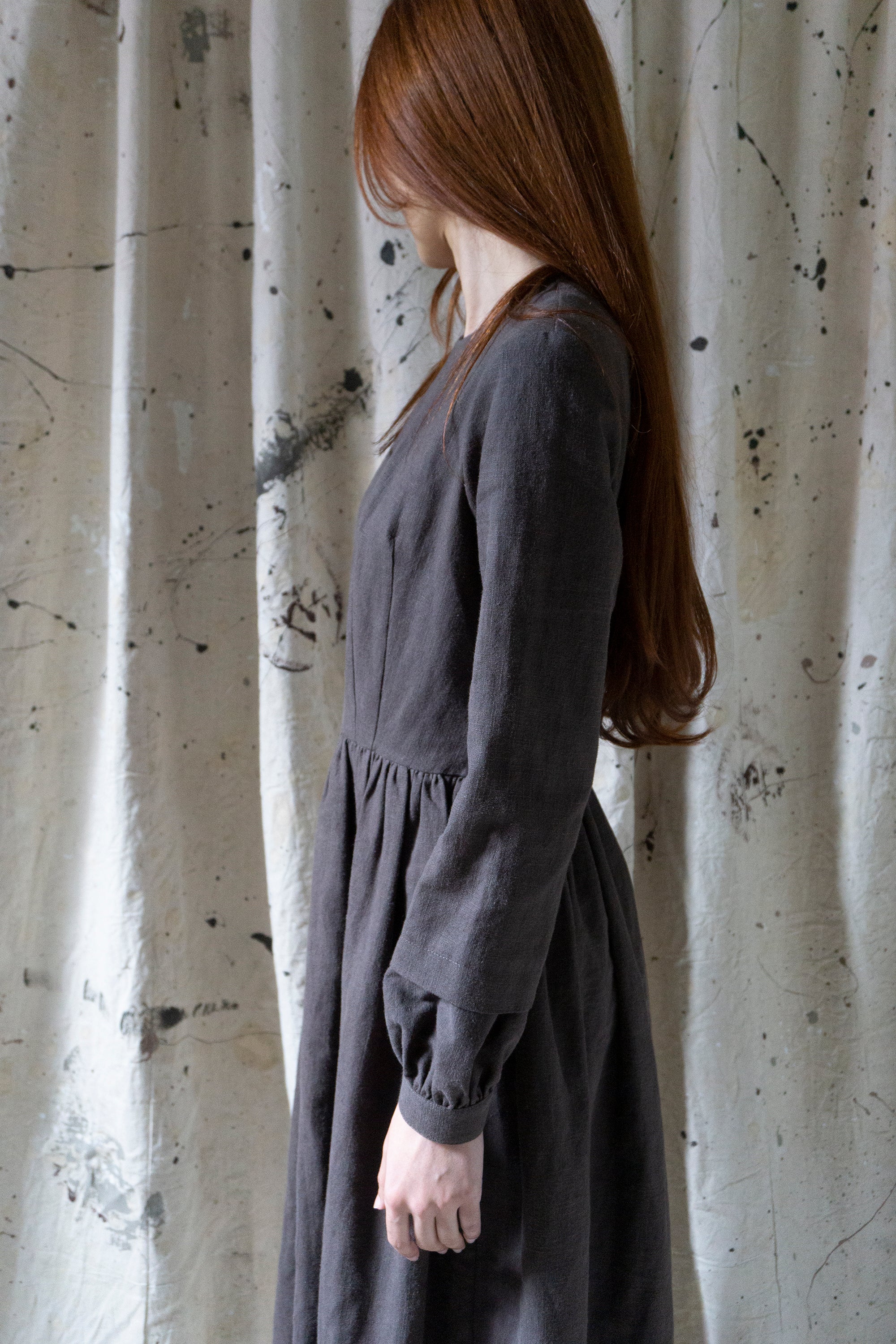 Sova Linen Dress - Brown
