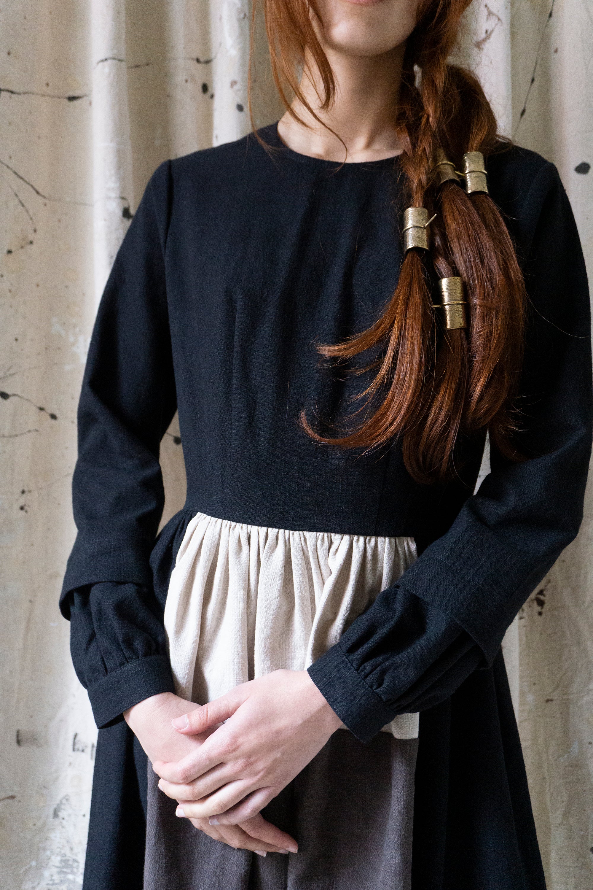 Sova Linen Dress - Fallow Field