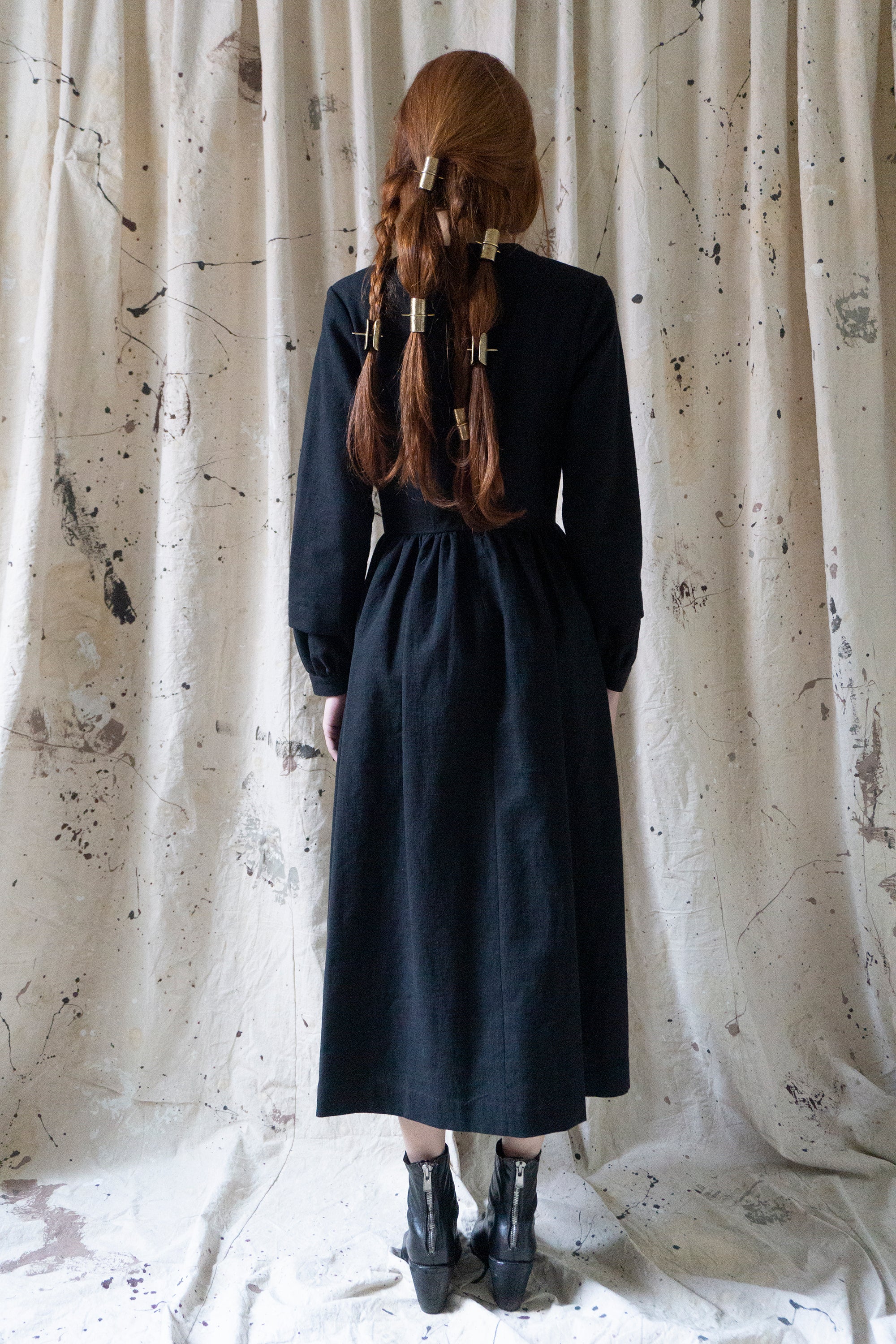 Sova Linen Dress - Fallow Field