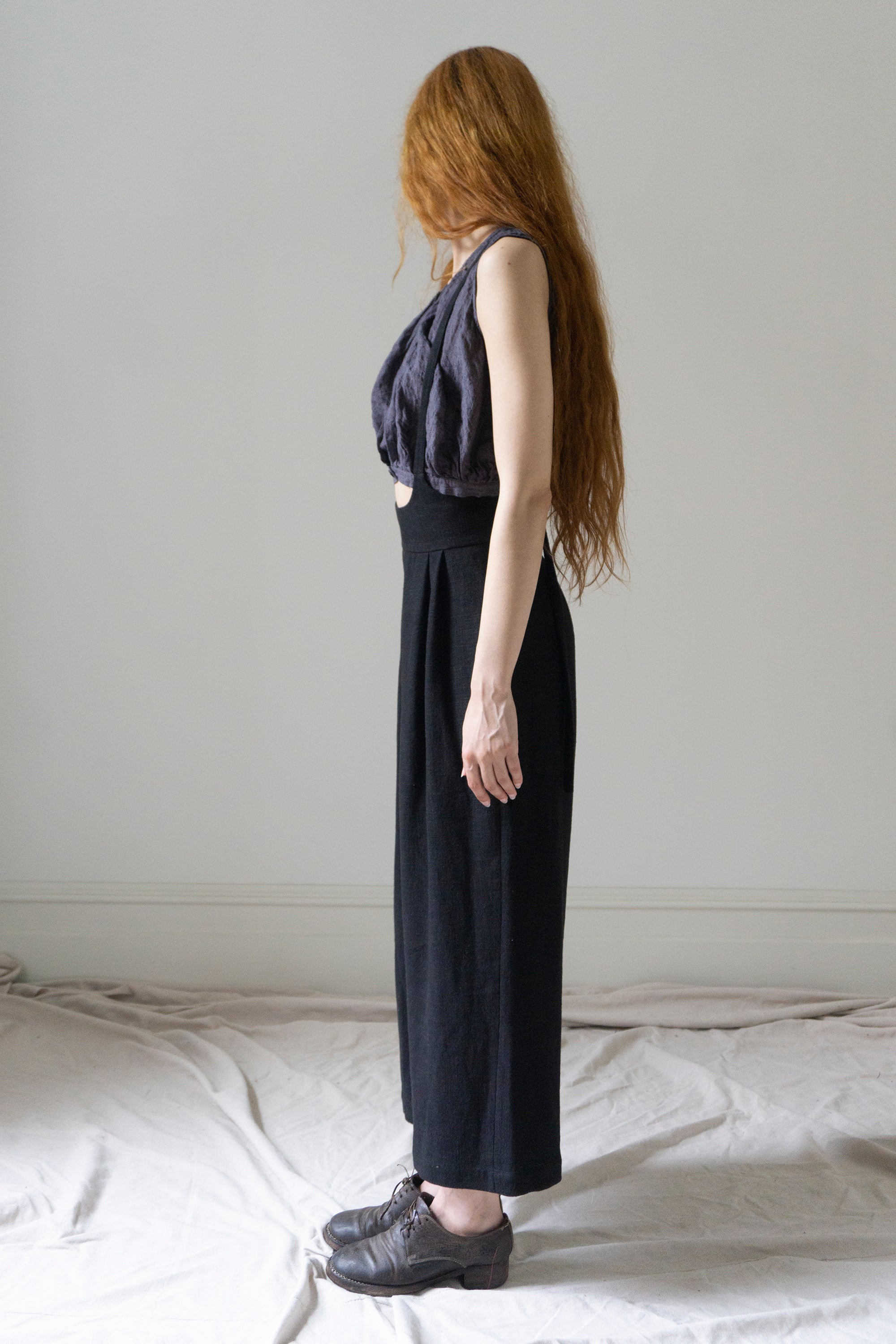 Viola Linen Top - Sloe