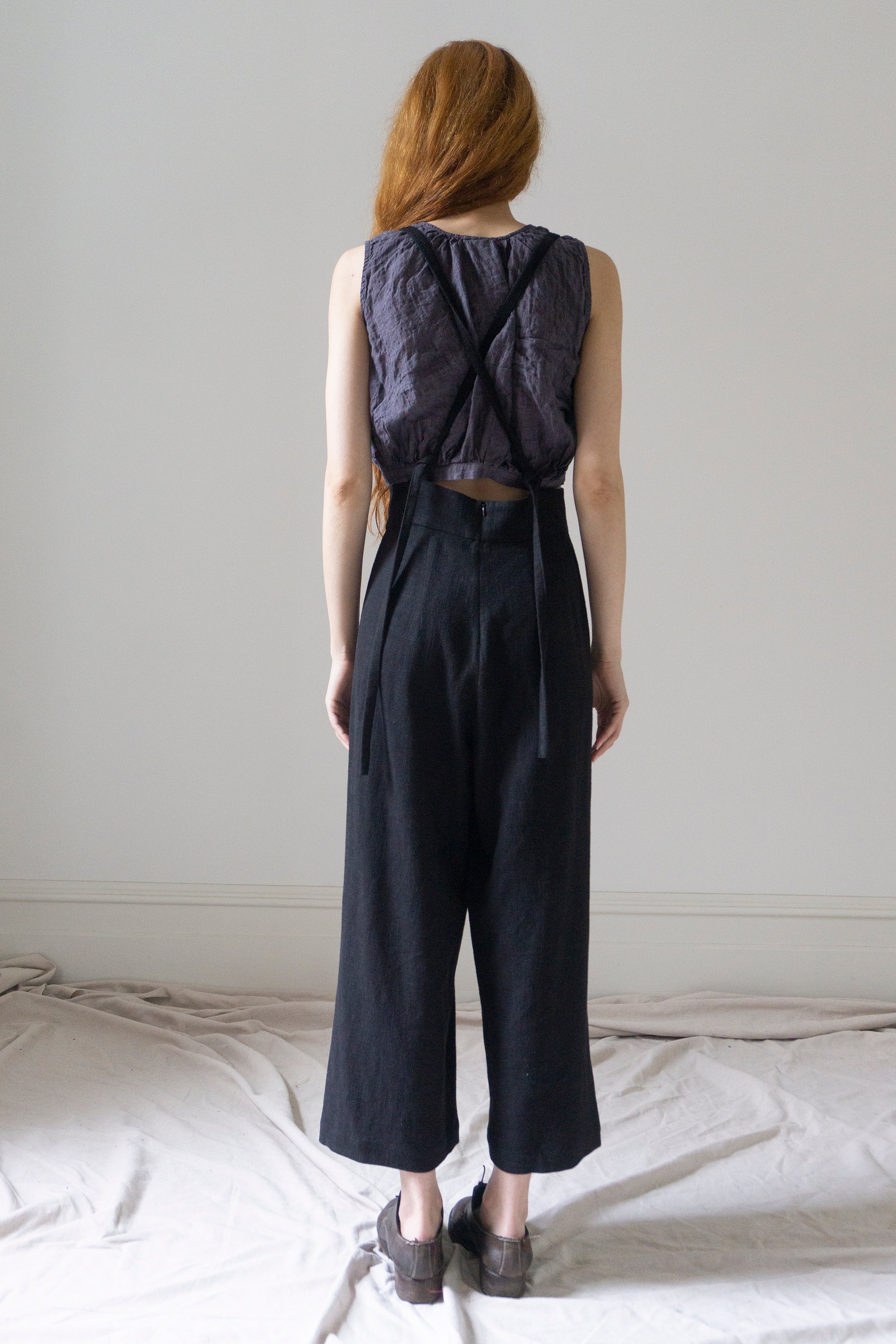 Viola Linen Top - Sloe