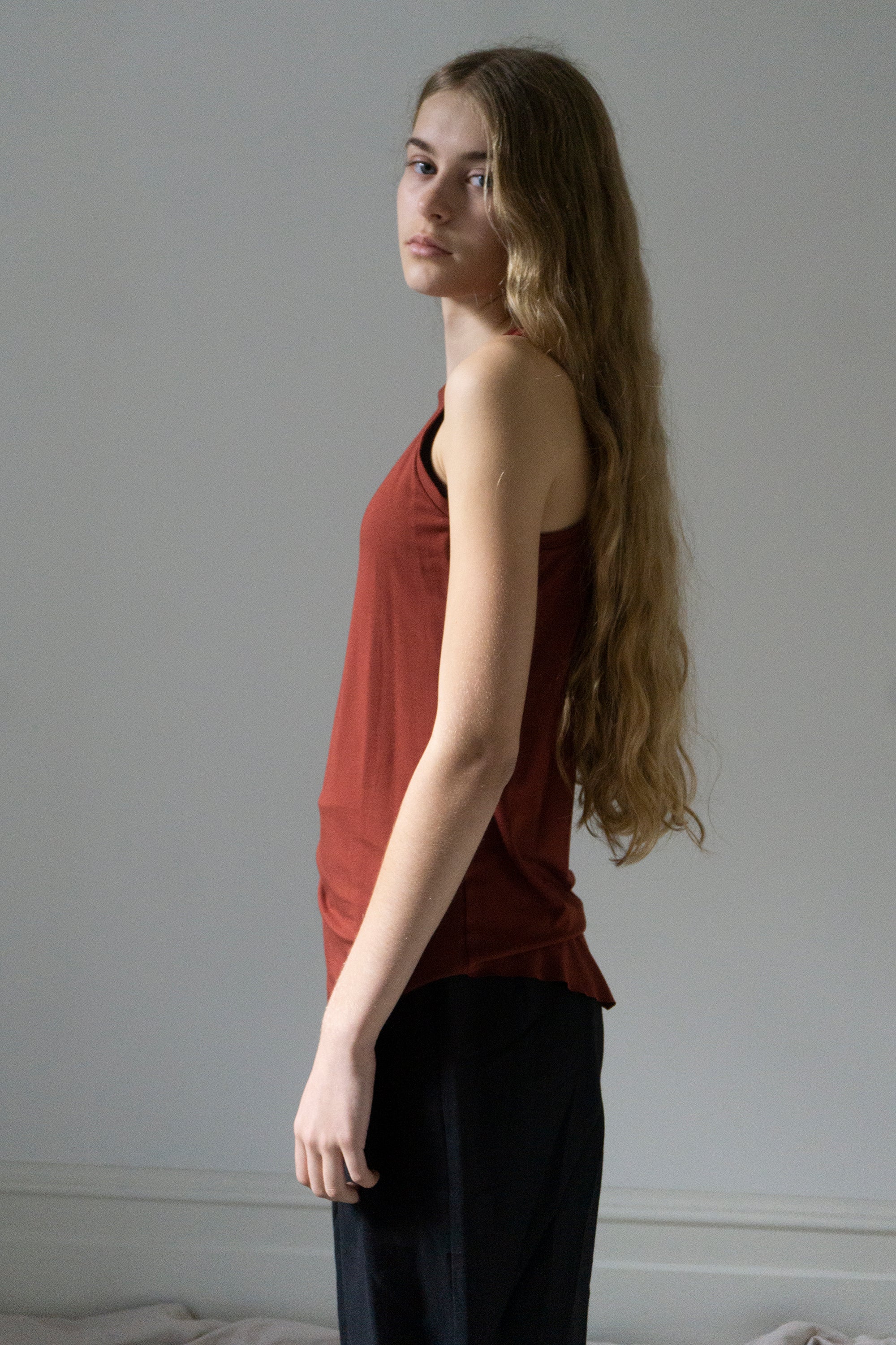 Jersey Tank Top - Crimson