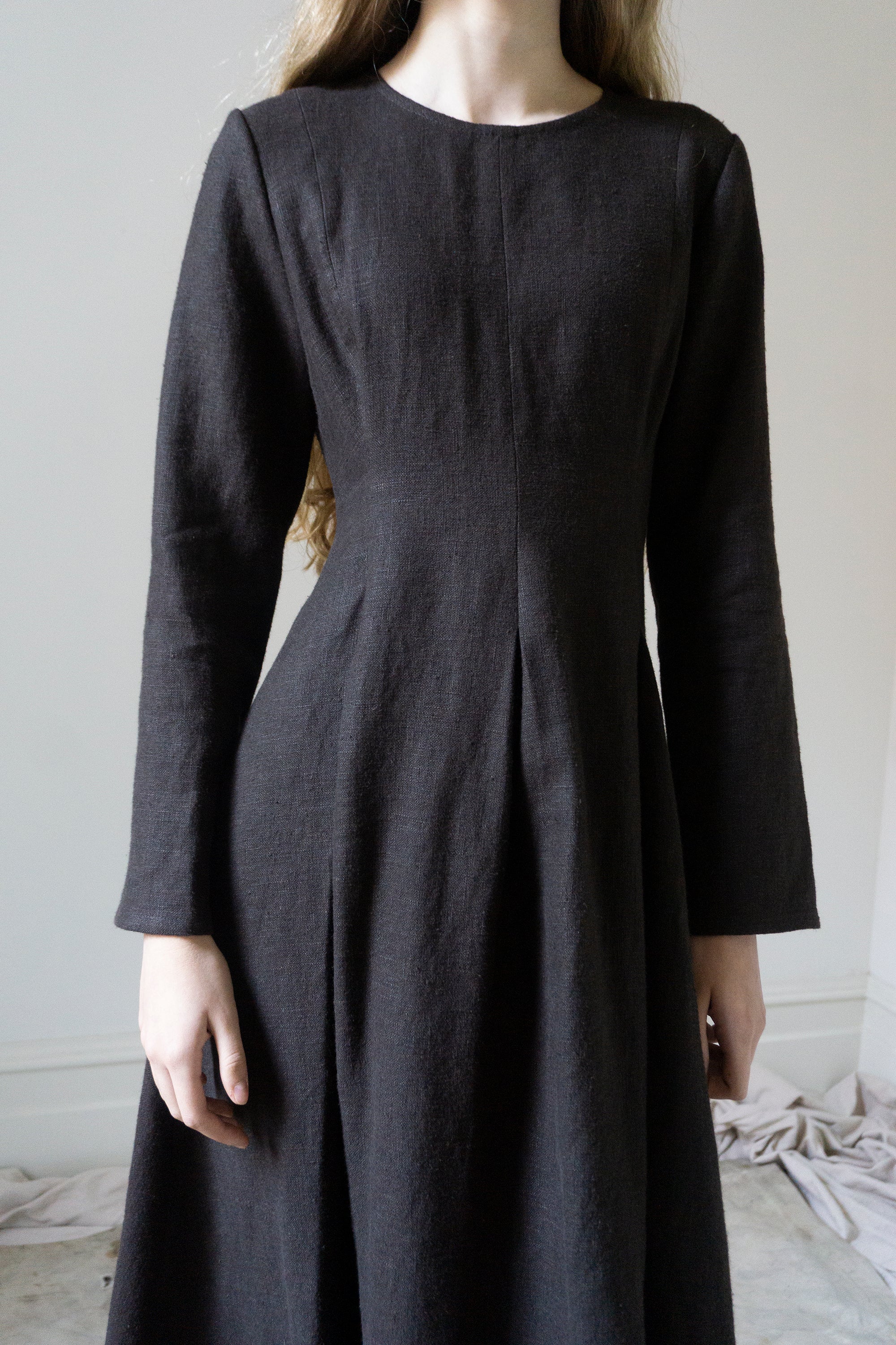 Theodora Linen Dress - Clove