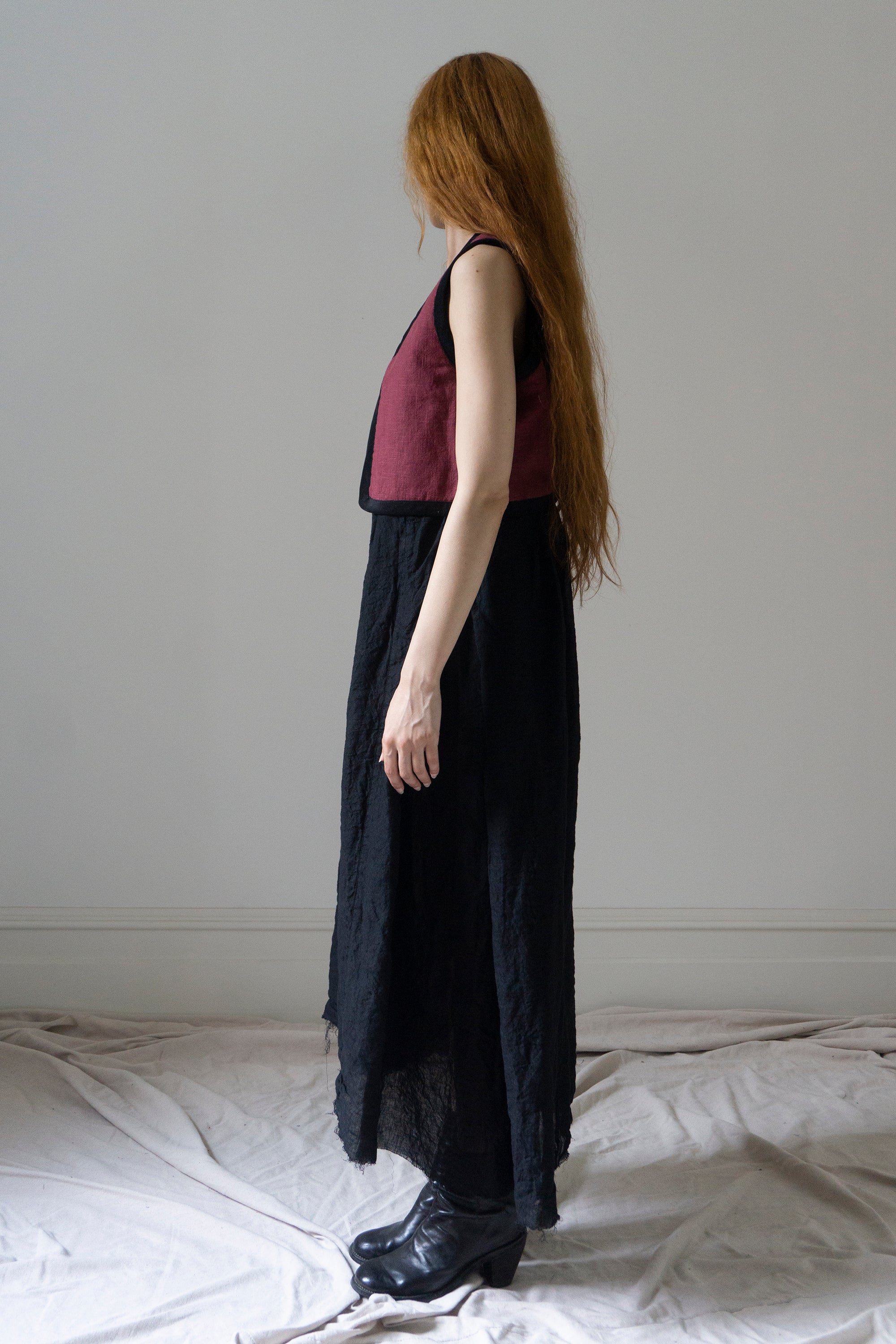 Haut Viola en lin - Blanc