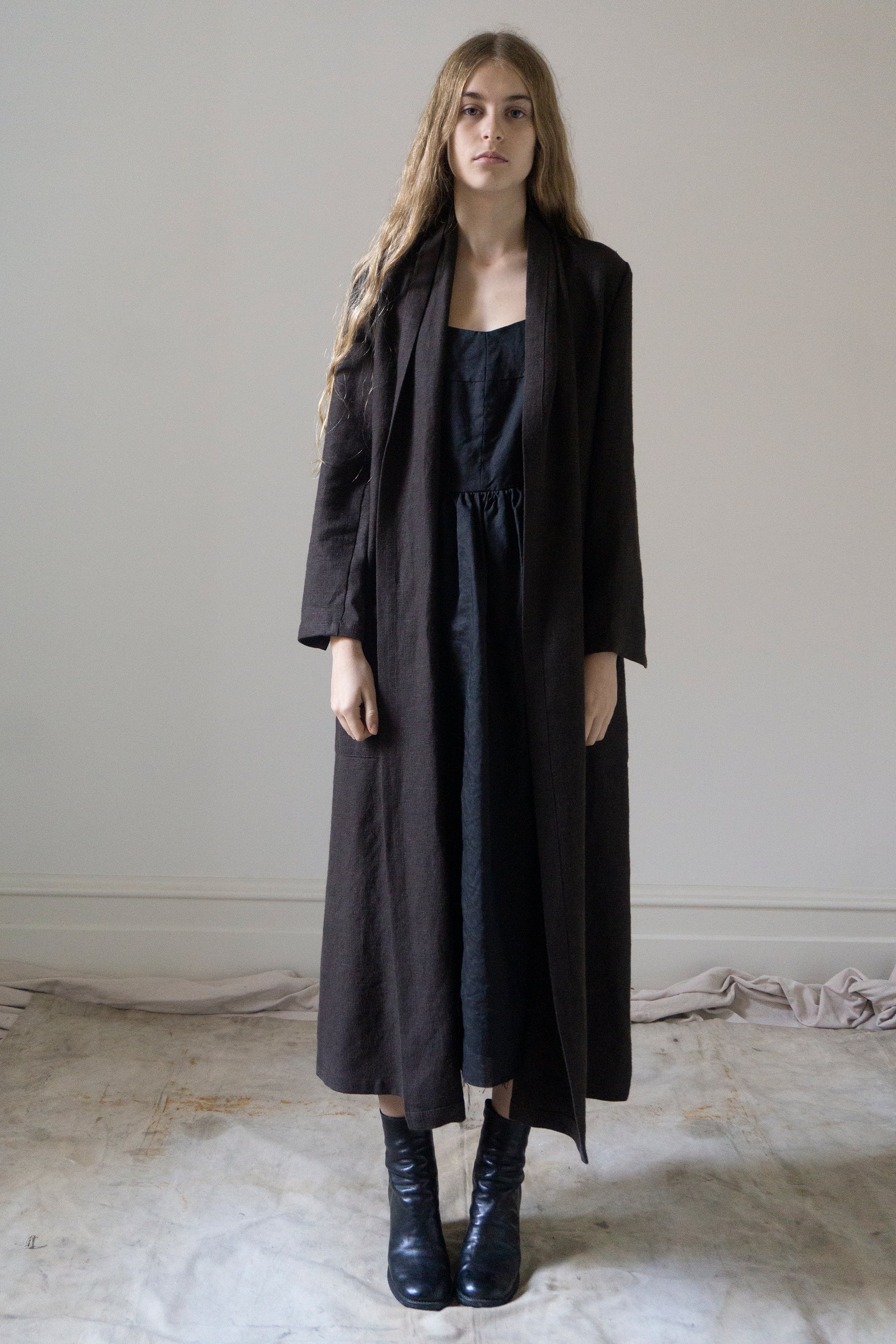 Wren Linen Jacket - Clove