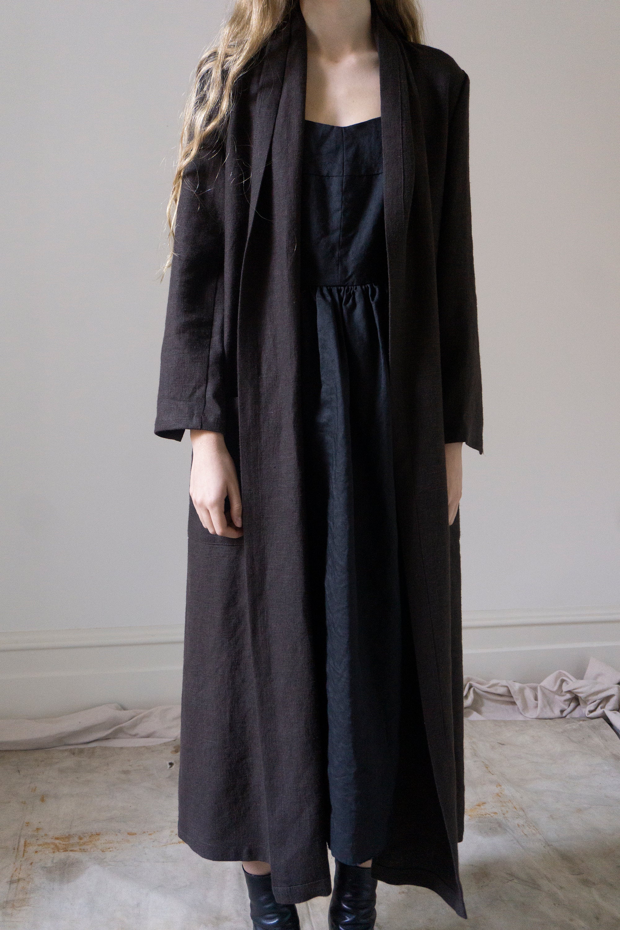 Wren Linen Jacket - Clove