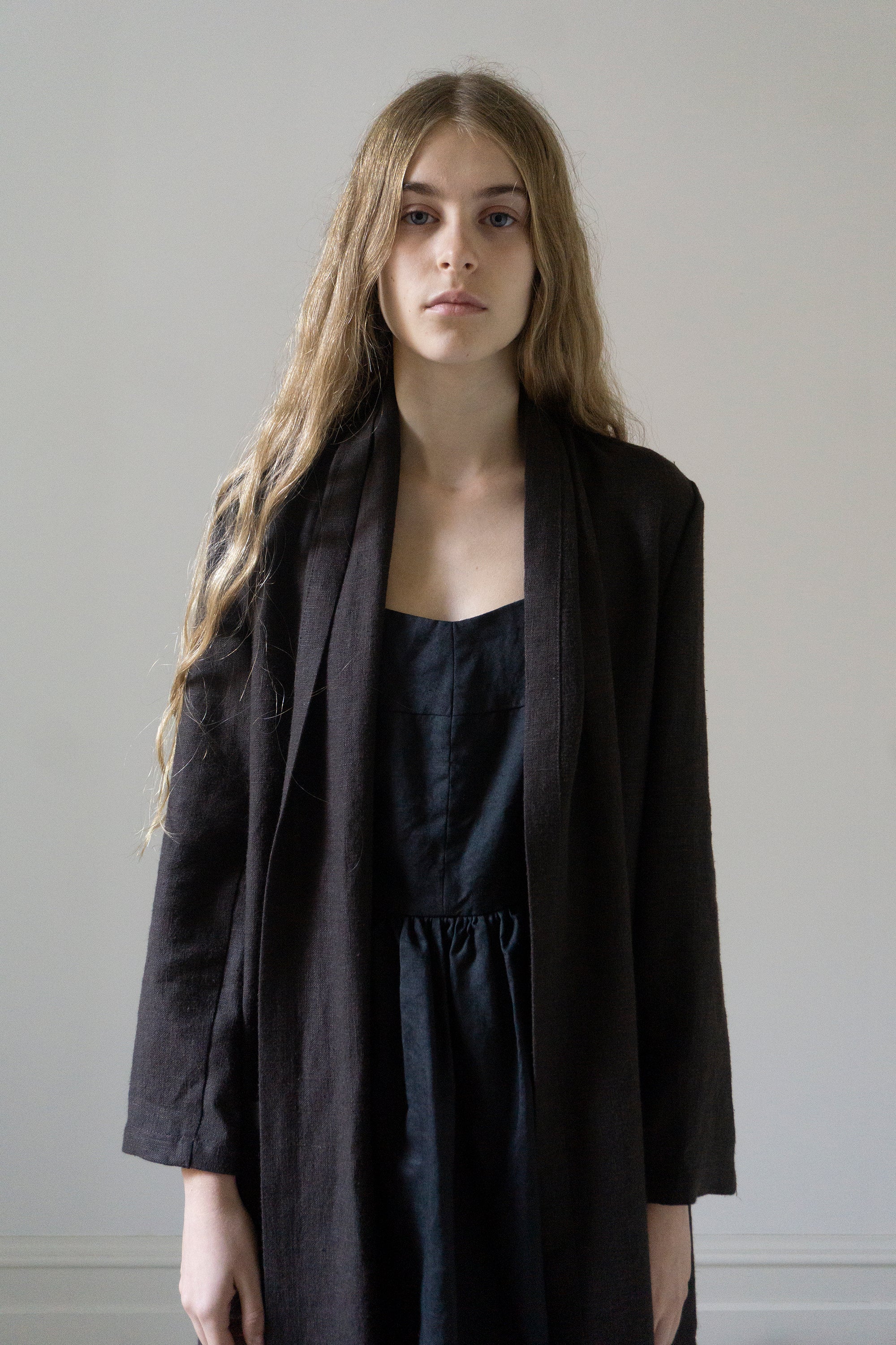 Wren Linen Jacket - Clove