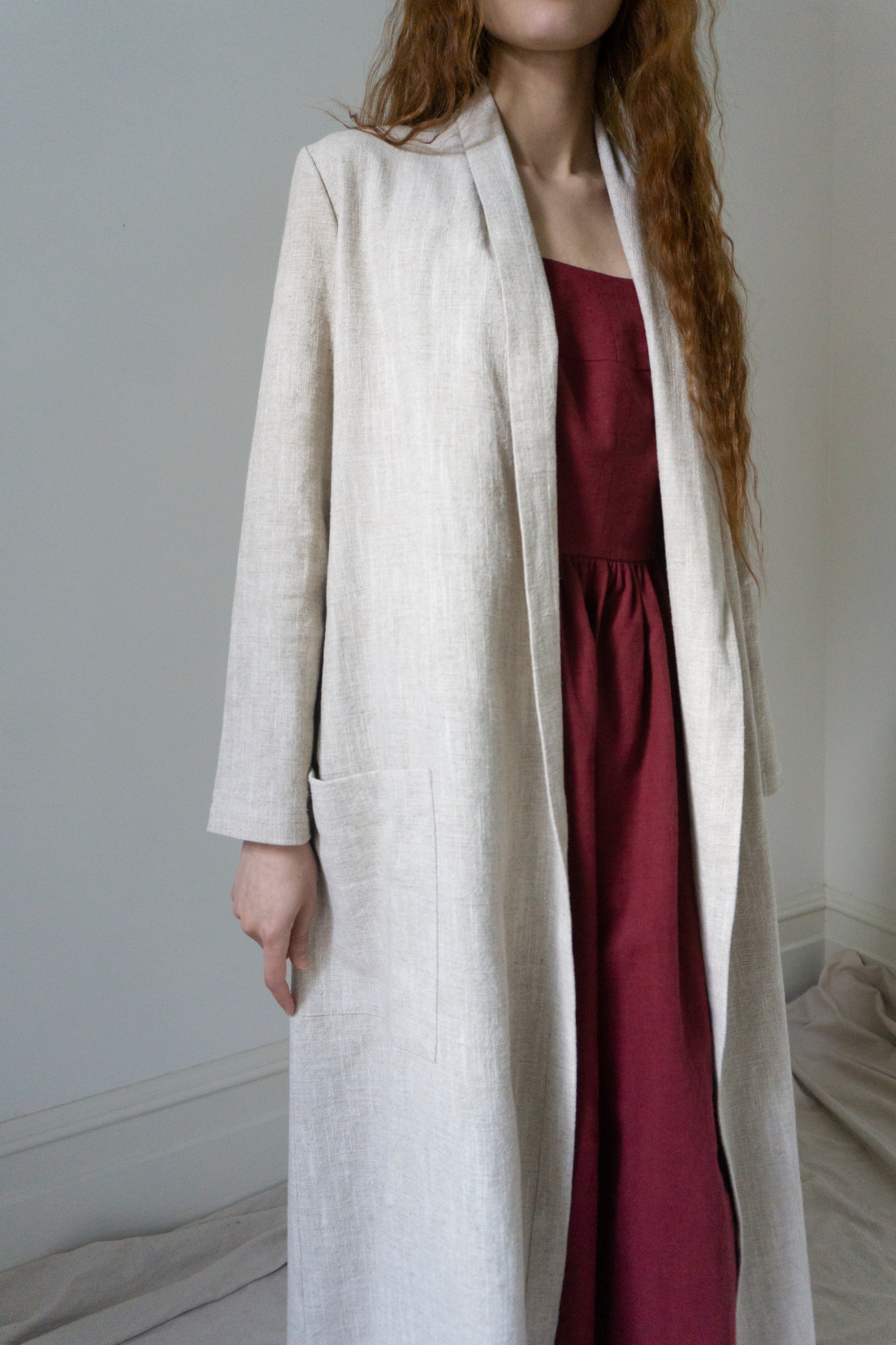 Veste en lin Wren - Noir