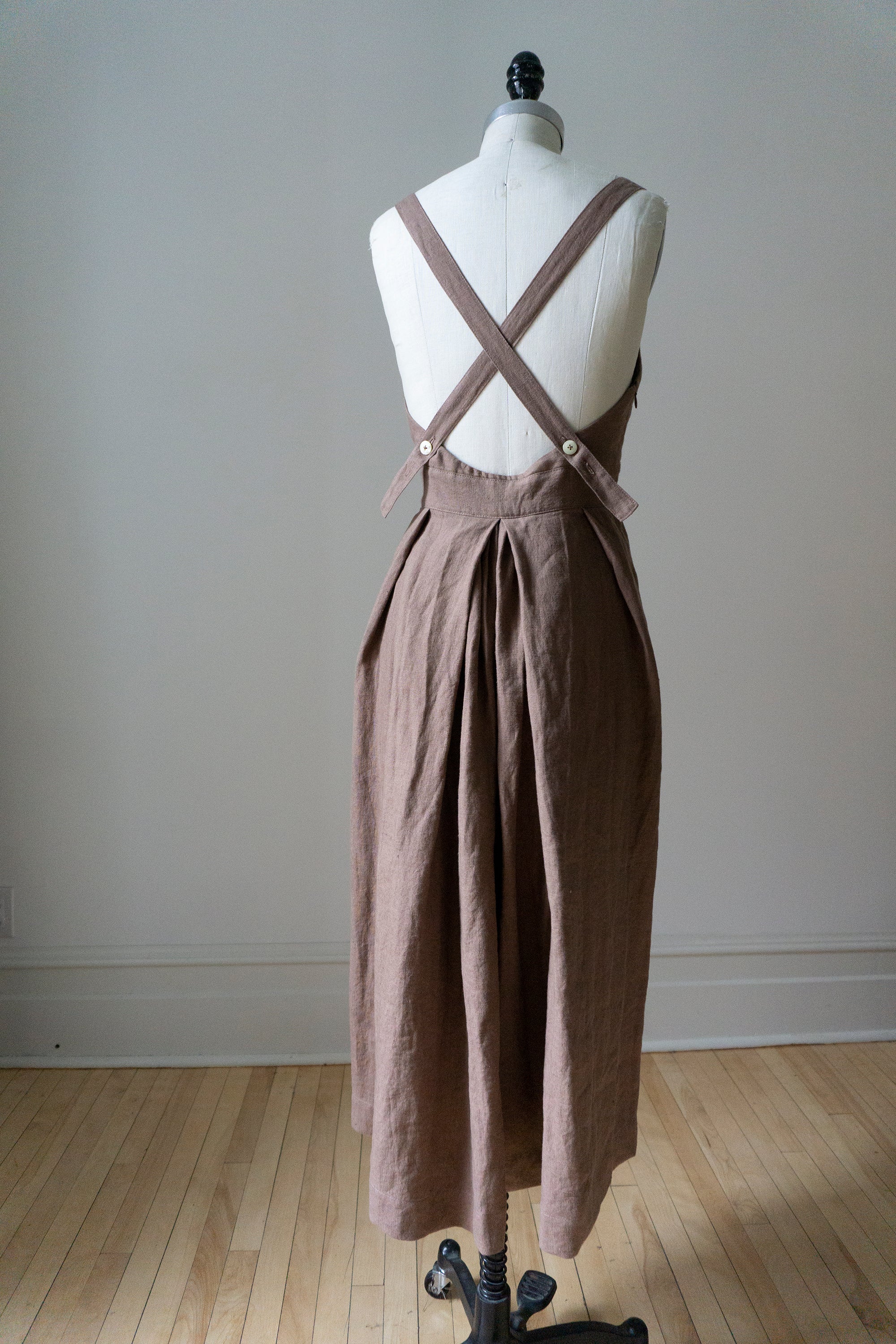 Zephyrine Apron Dress - Bramble (S)