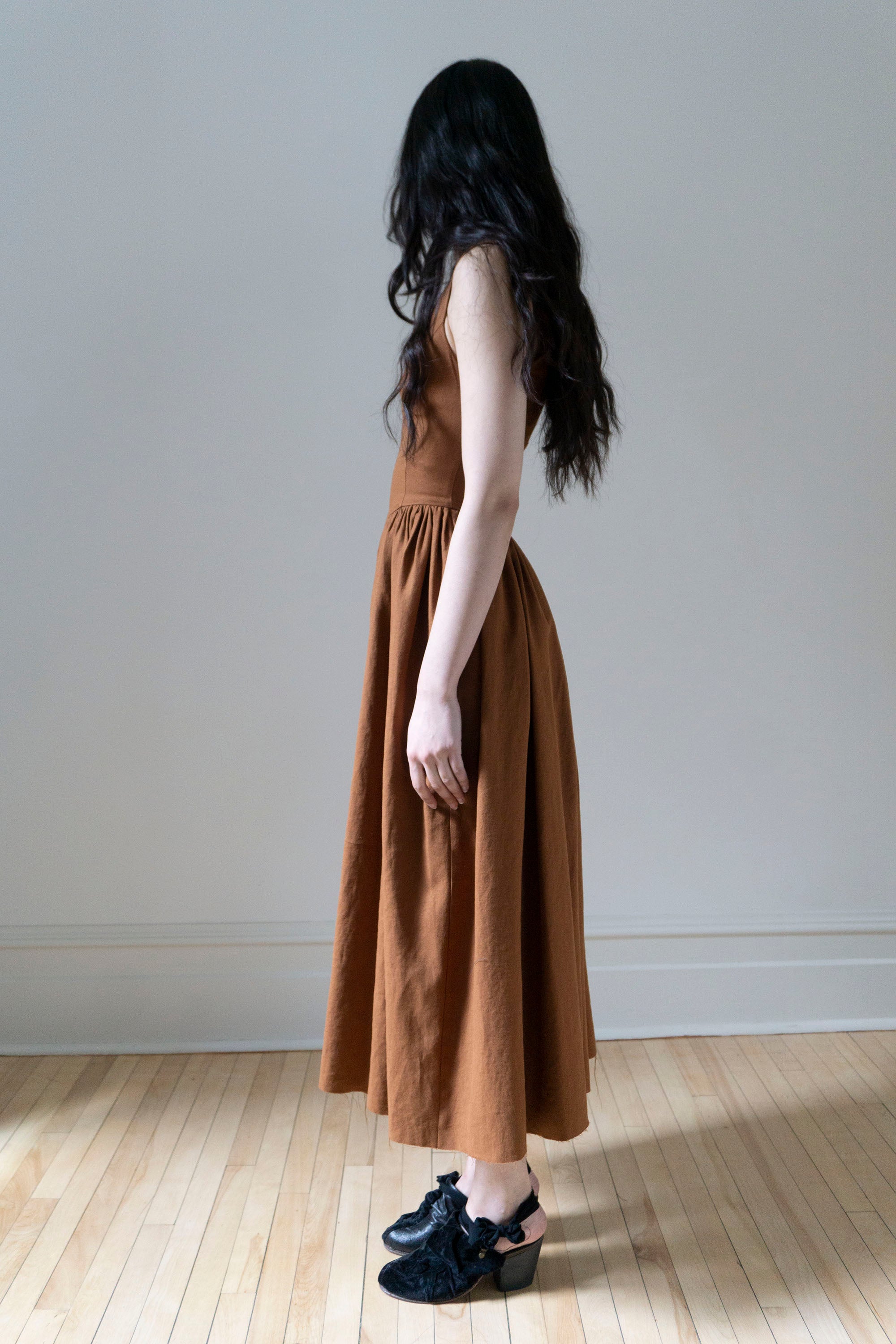 Hemlock Dress - Rust