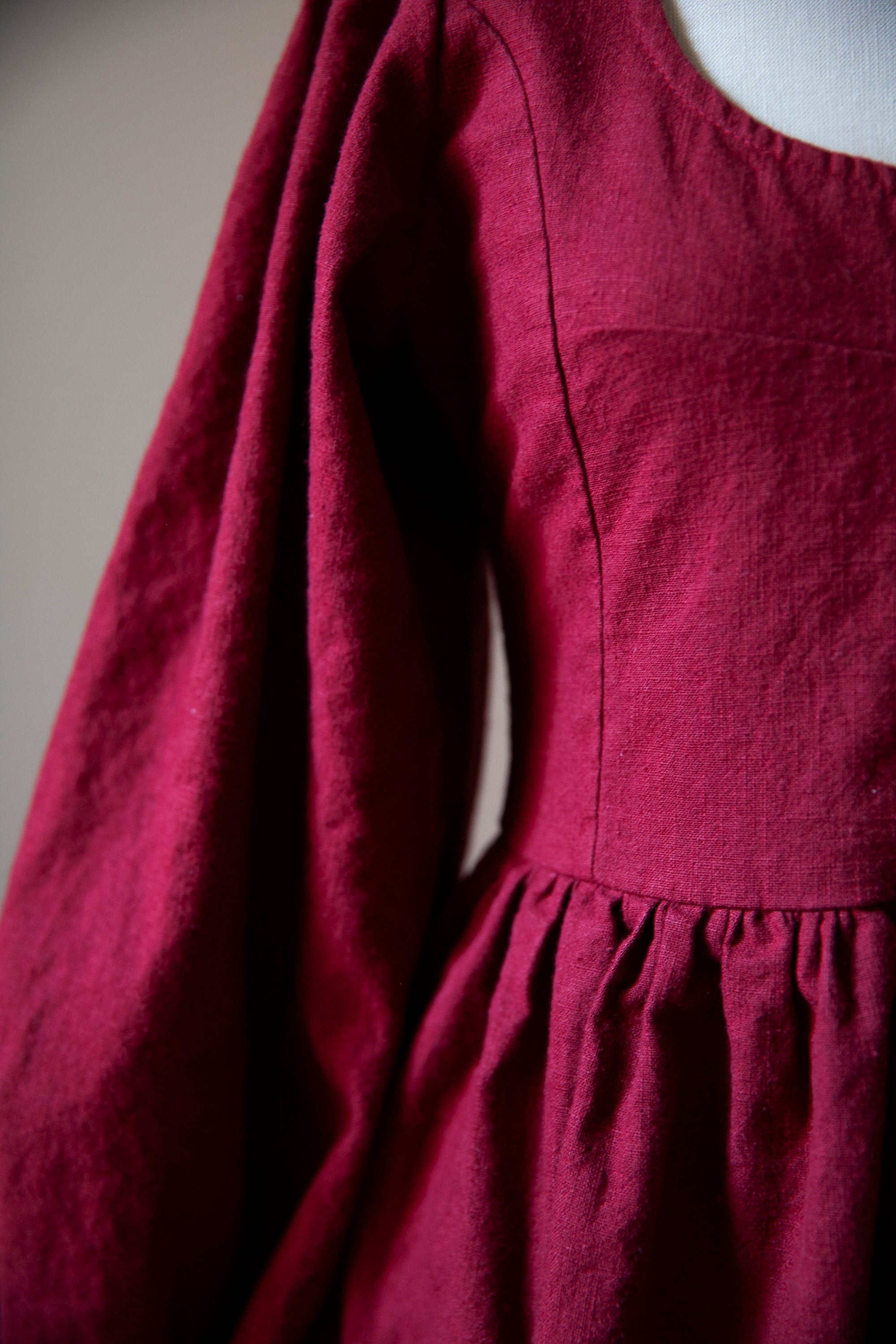 Lisbeth Dress - Crimson (SIZE M & L)