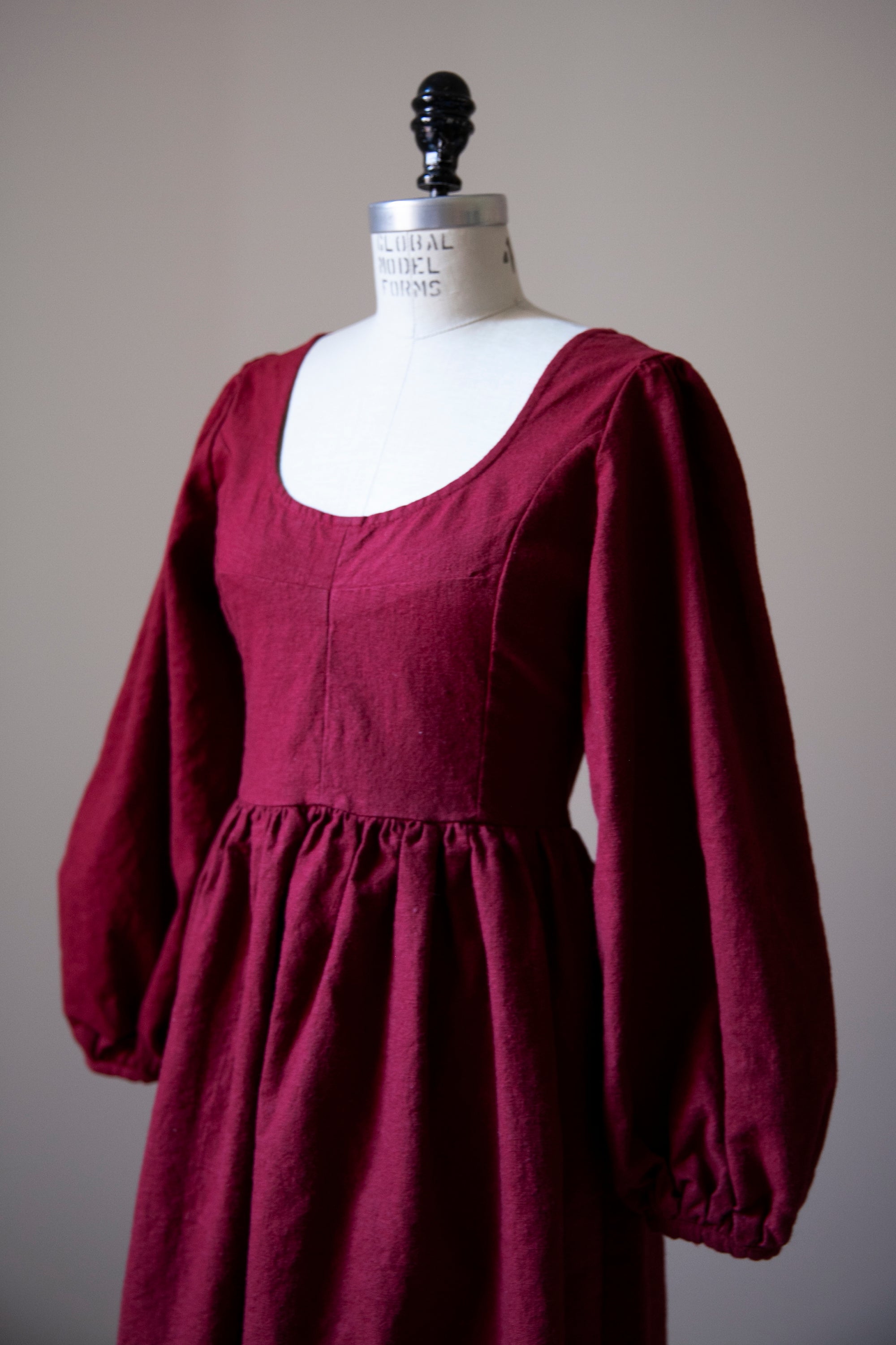 Lisbeth Dress - Crimson (SIZE M & L)